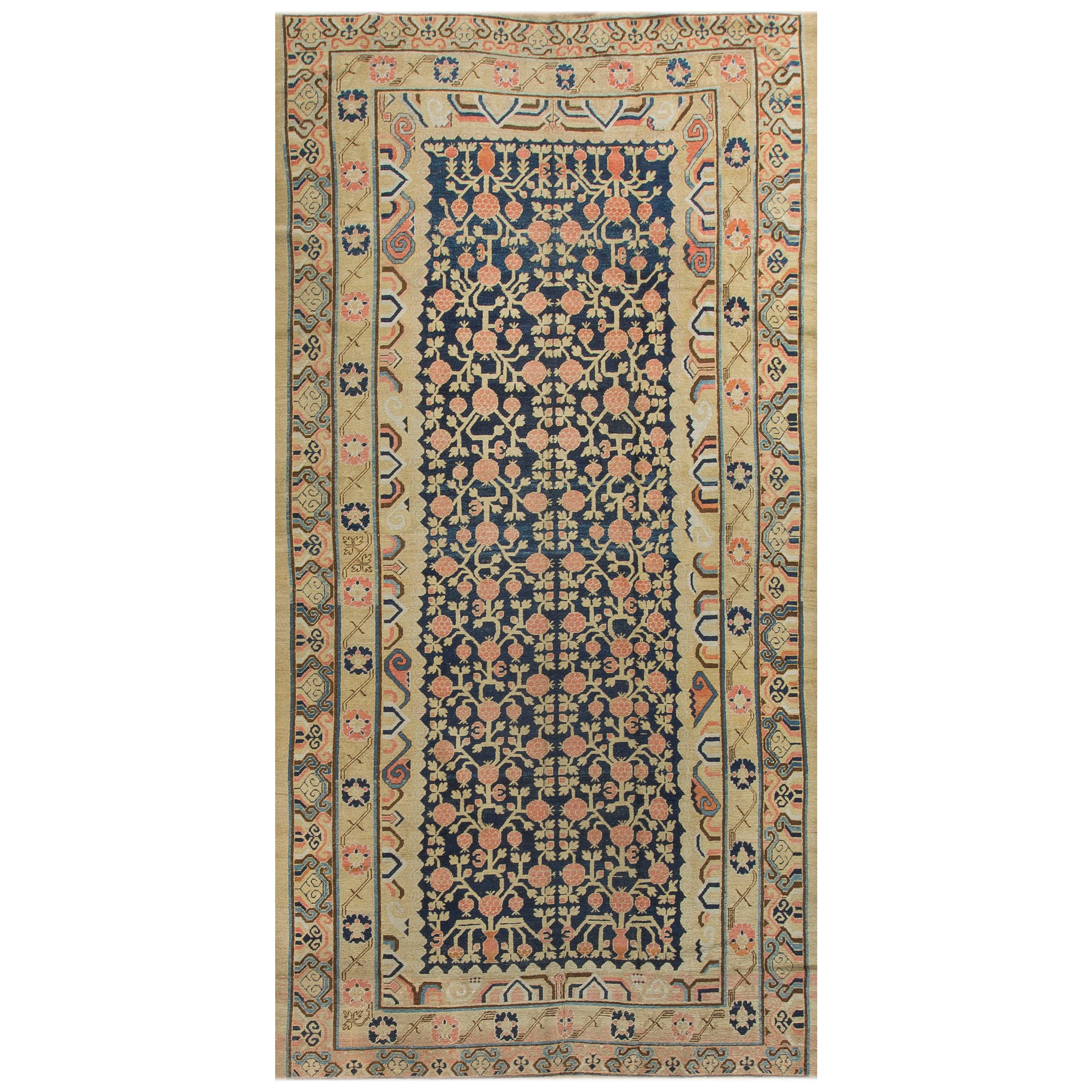 Ancien tapis Khotan Samarkand en vente