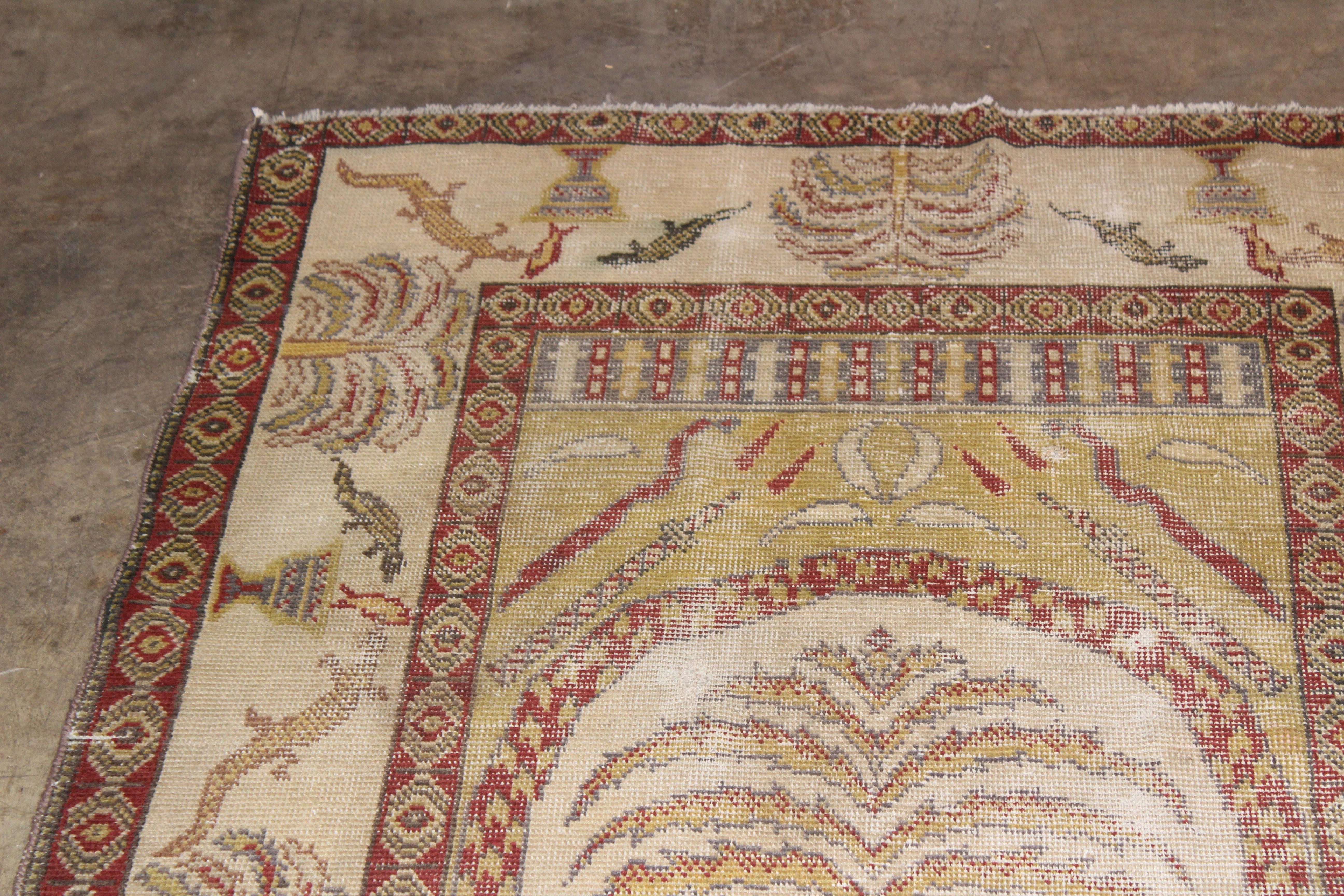 Antique Khotan Samarkand Rug, Late 19th Century For Sale 4