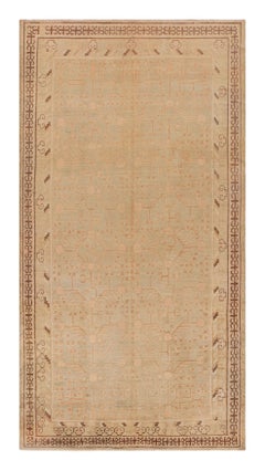 Antique Khotan Transitional Beige and Blue Wool Rug by Rug & Kilim