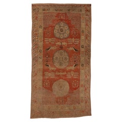 Antique Khotan with Three Central Medallion Rug