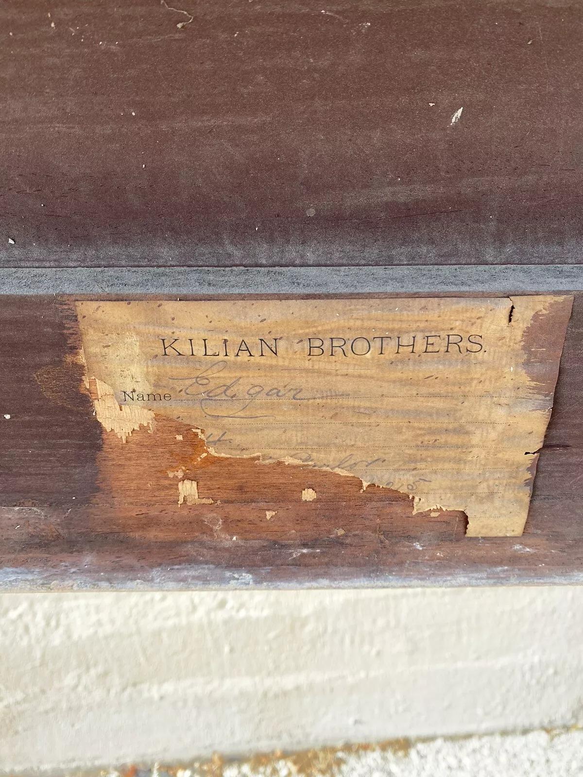 Ancienne cheminée géorgienne néoclassique Kilian Brothers en vente 3