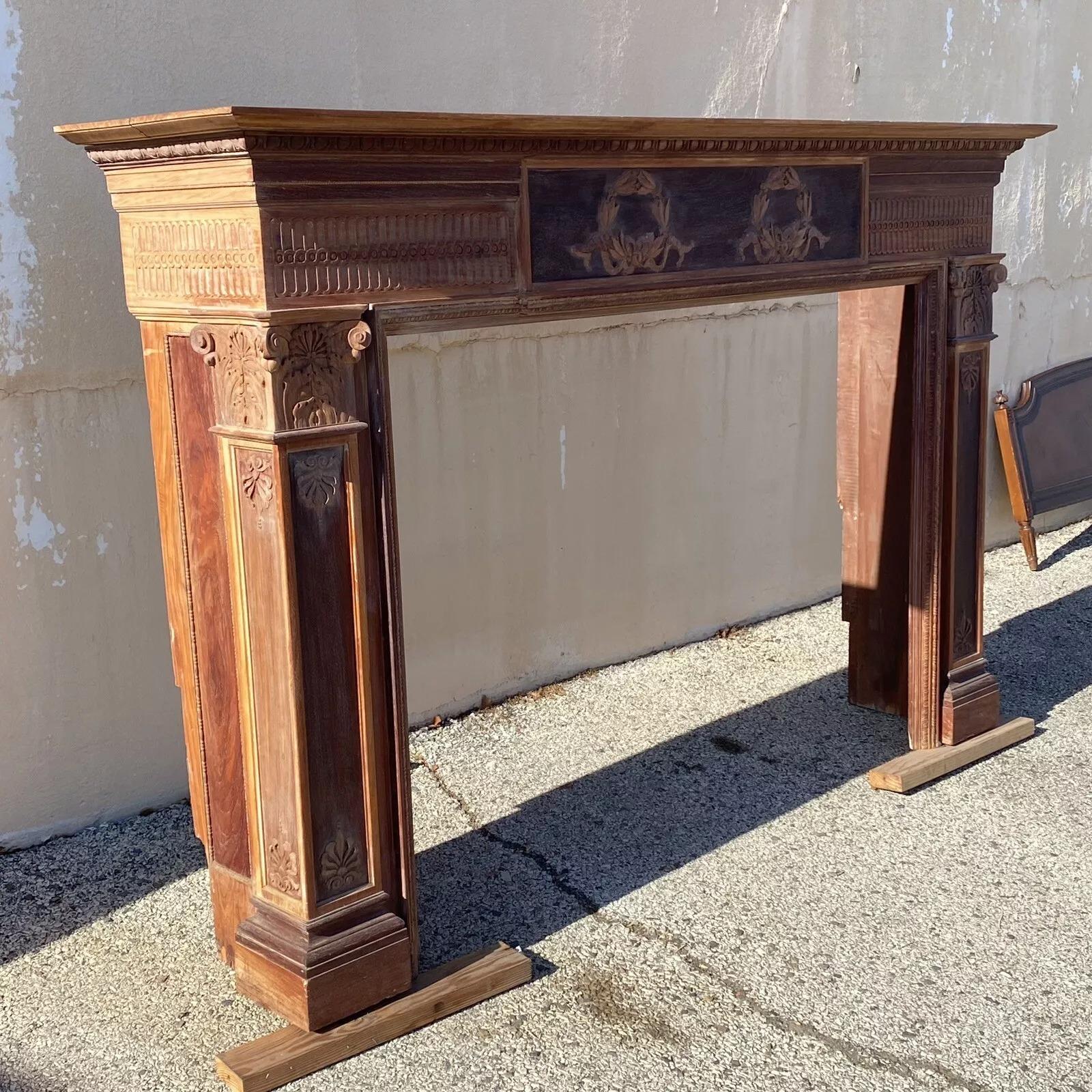 Ancienne cheminée géorgienne néoclassique Kilian Brothers en vente 11