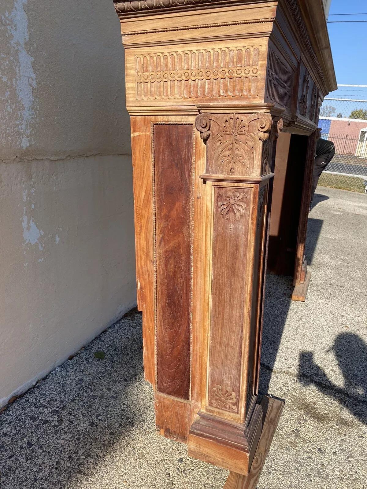 Ancienne cheminée géorgienne néoclassique Kilian Brothers Bon état - En vente à Philadelphia, PA
