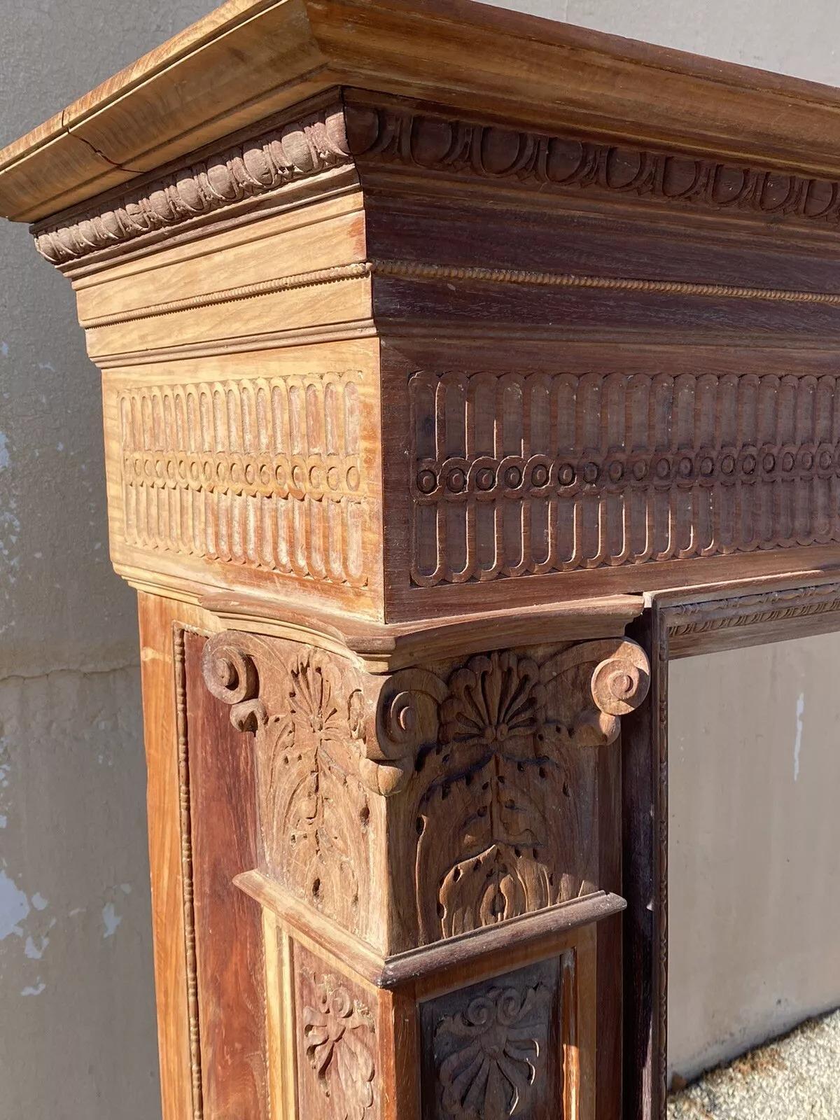 XIXe siècle Ancienne cheminée géorgienne néoclassique Kilian Brothers en vente