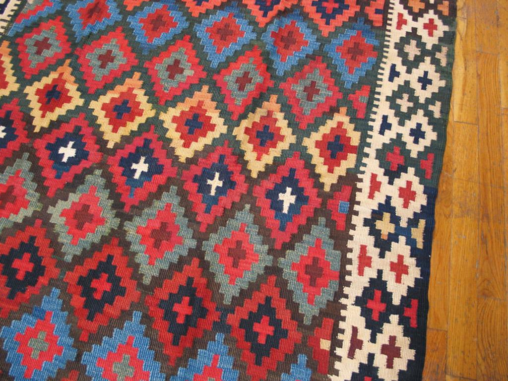 Hand-Woven Antique Kilim, N.W. Persian Rug For Sale