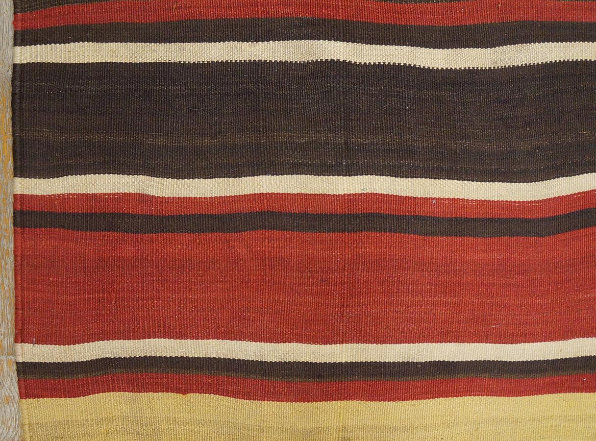 Early 20th Century N.W. Persian Flat-Weave ( 6' x 10'8