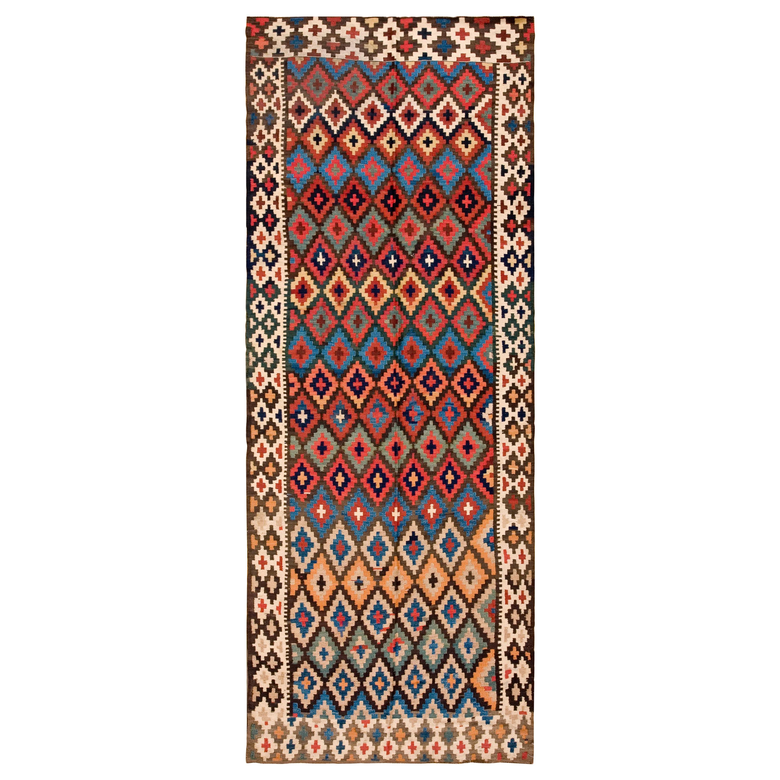 Antique Kilim, N.W. Persian Rug For Sale