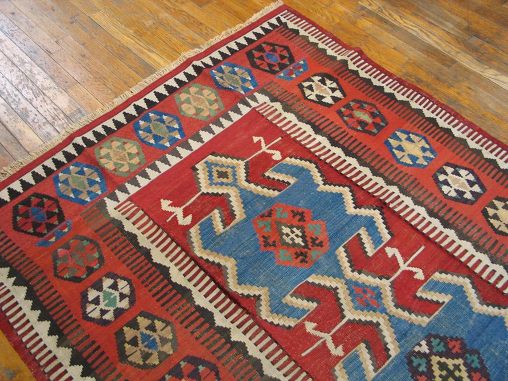 Antiker Oushak-Teppich aus Kelim (Handgewebt) im Angebot