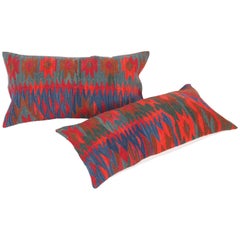Antique Kilim Pillow Cases Fashioned from a Late 19th Century Sharkoy Kilim