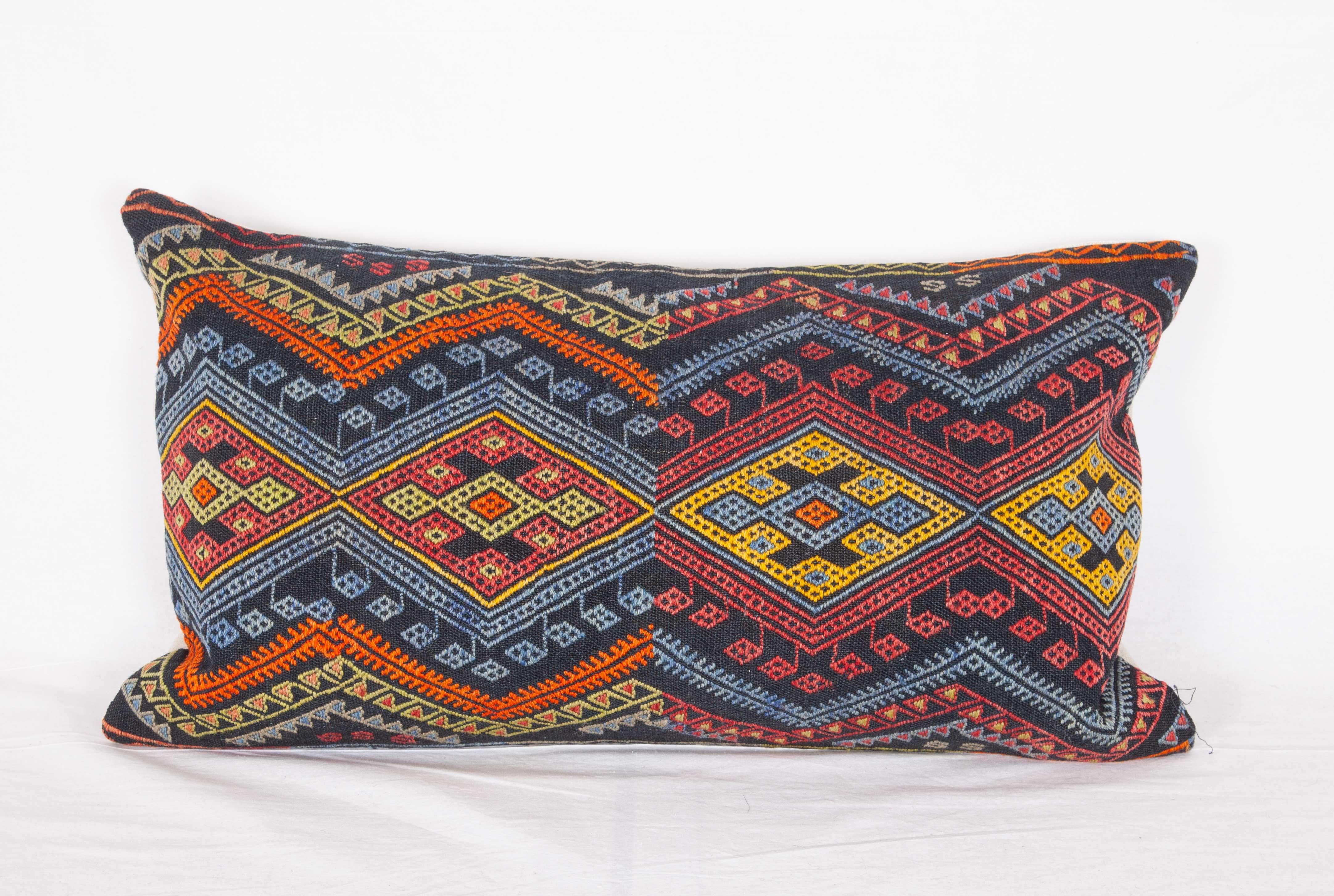 Antique Kilim Pillow Cases Made from a Late 19th Century Anatolian Cicim Kilim 8