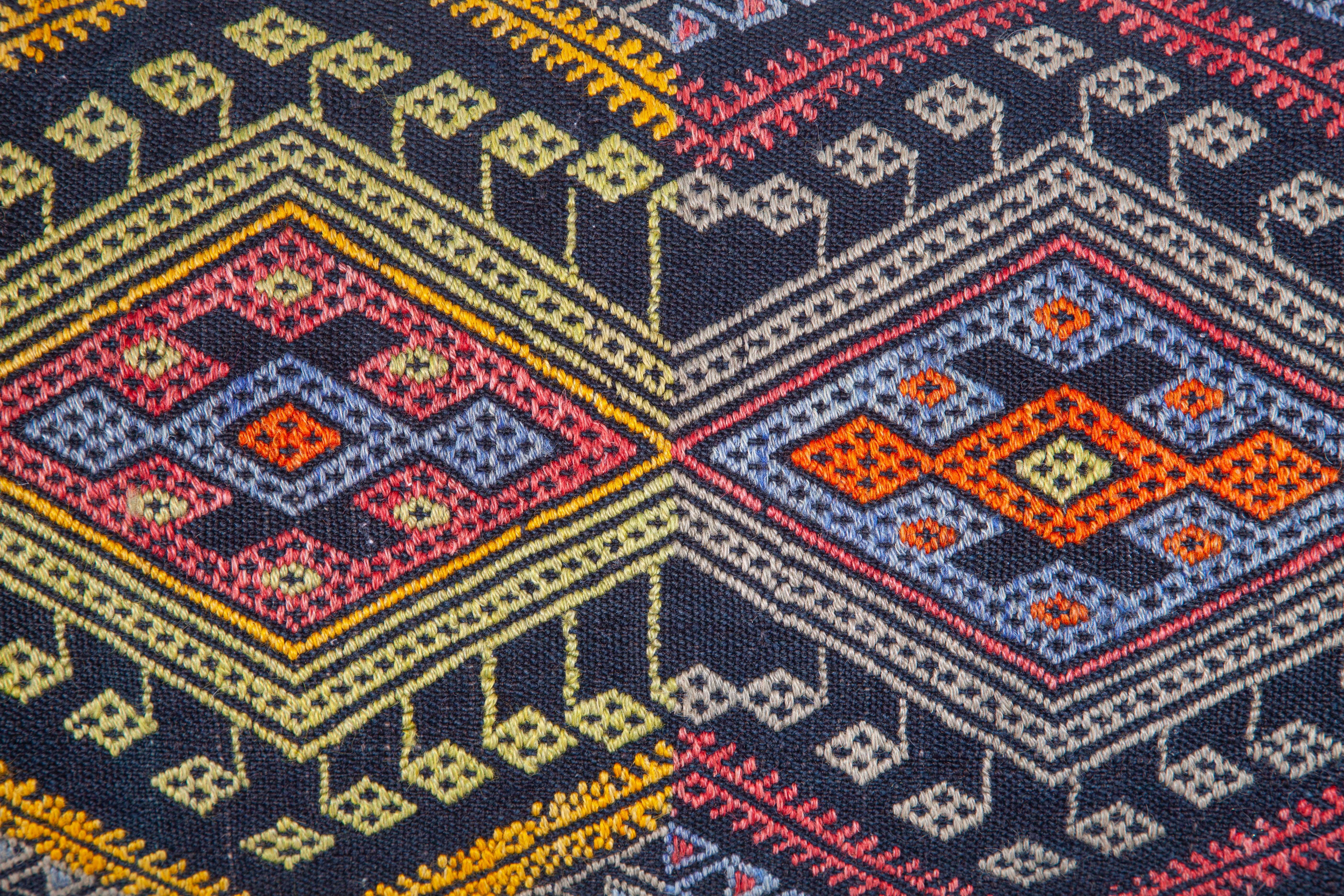 Antique Kilim Pillow Cases Made from a Late 19th Century Anatolian Cicim Kilim In Good Condition In Istanbul, TR