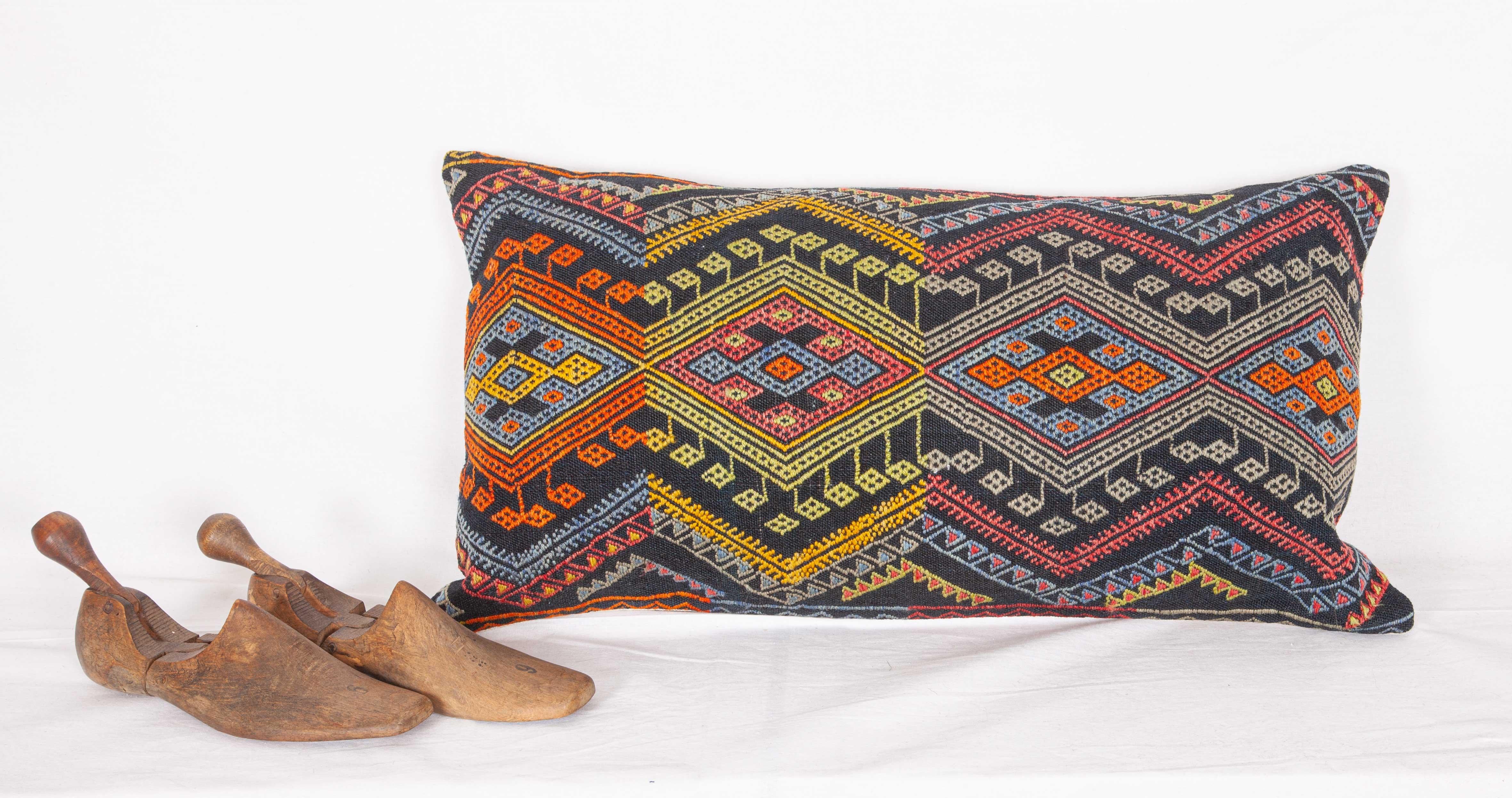 Antique Kilim Pillow Cases Made from a Late 19th Century Anatolian Cicim Kilim 2