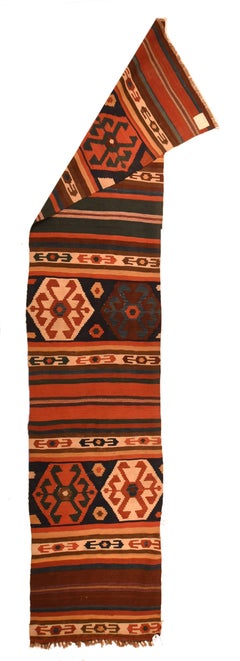 Antique Kilim Rug 2'8'' x 12'6''