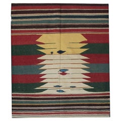 Tapis Kilim ancien 3'10'' x 4'7''