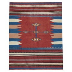 Antique Kilim Rug 3'8'' x 4'8''