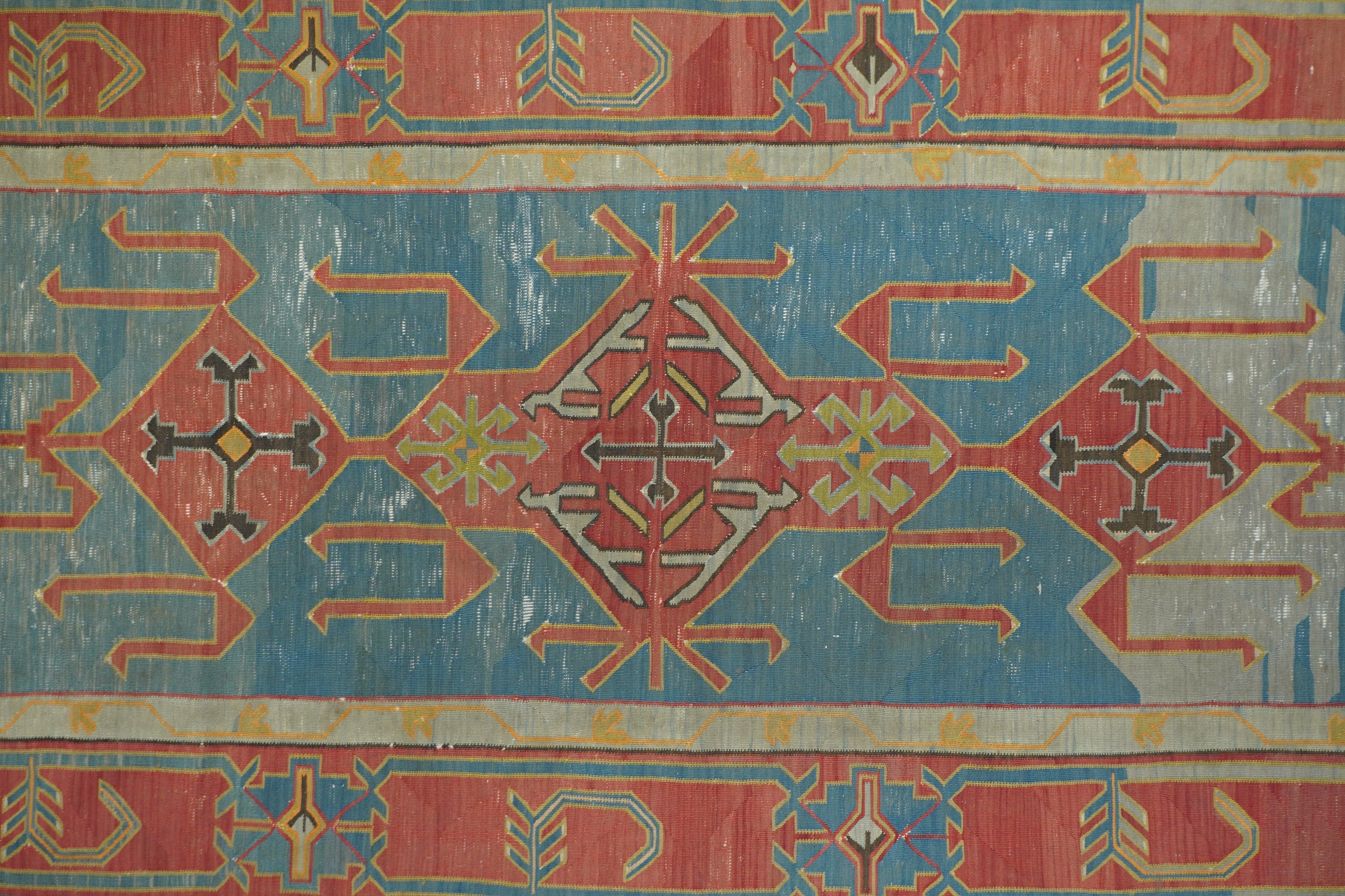 Persiano Rug & Kilim antico 4'9'' x 8'9'' in vendita
