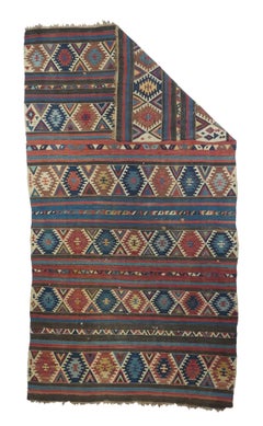 Antiker Kelim-Teppich 5'9'' x 10'5''