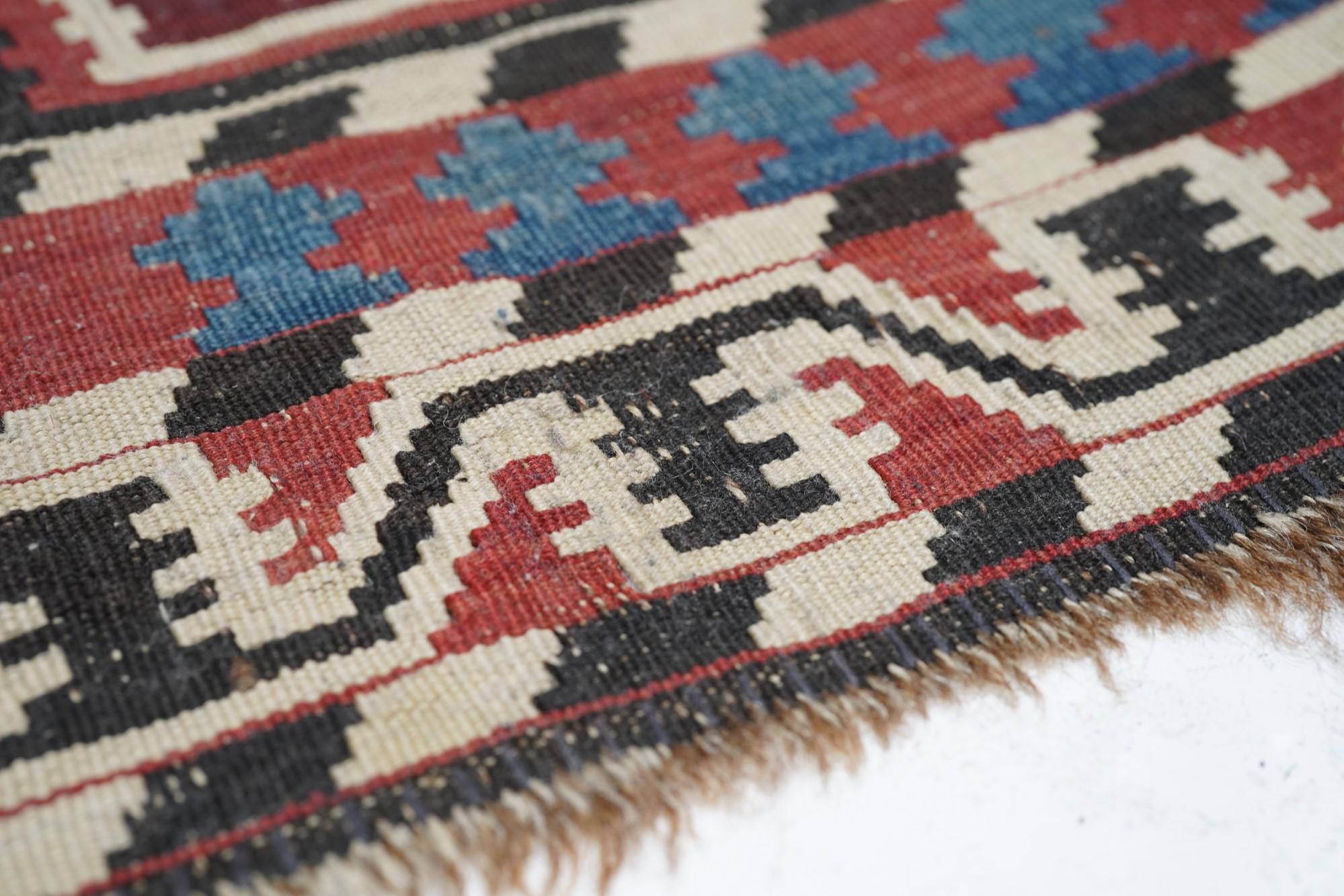 Early 20th Century Antique Shirvan Rug For Sale
