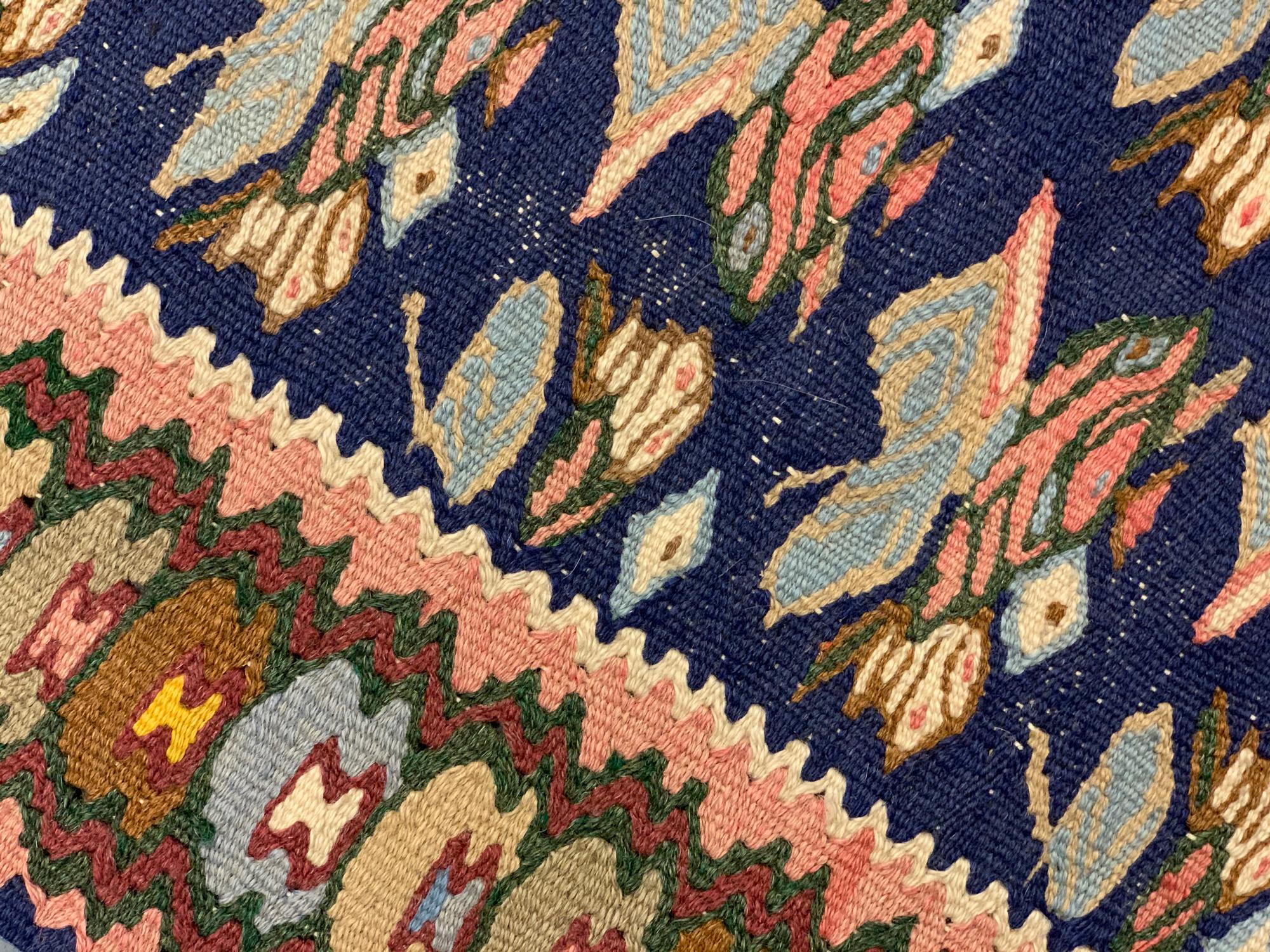 20th Century Antique Rugs Traditional Kilim Rug Kurdish Caucasian Kilims Carpet For Sale