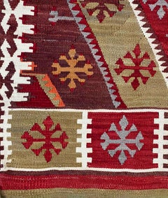 Antique Kilim Rug From Anatolia Circa 1960 - 170x108 - N° 1121