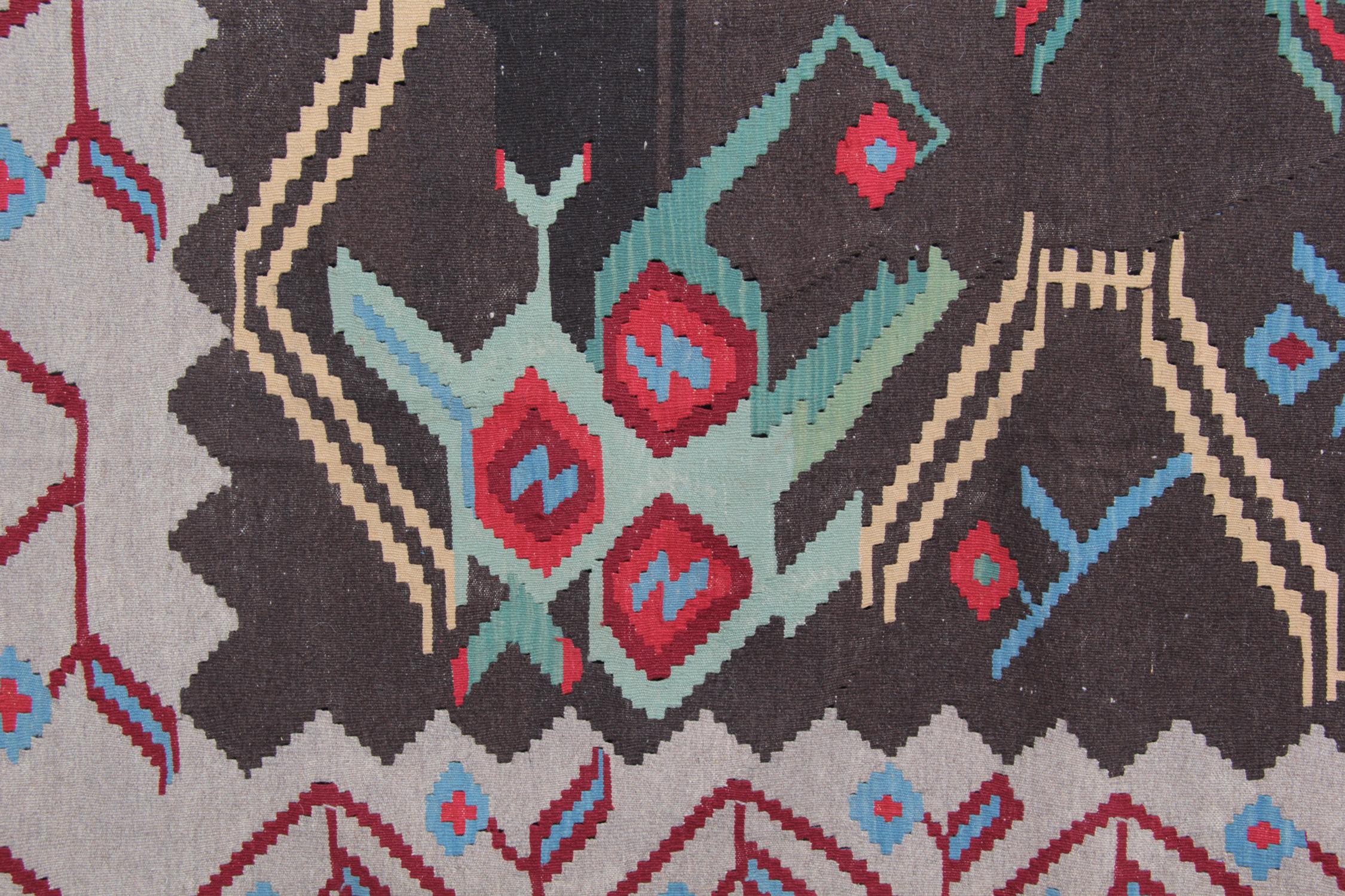 Armenian Antique Kilim Rugs, Handwoven Traditional Rugs, Carpet from Karabagh