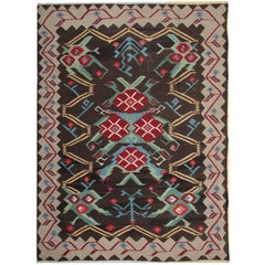 Antique Kilim Rugs, Handwoven Traditional Rugs, Carpet from Karabagh