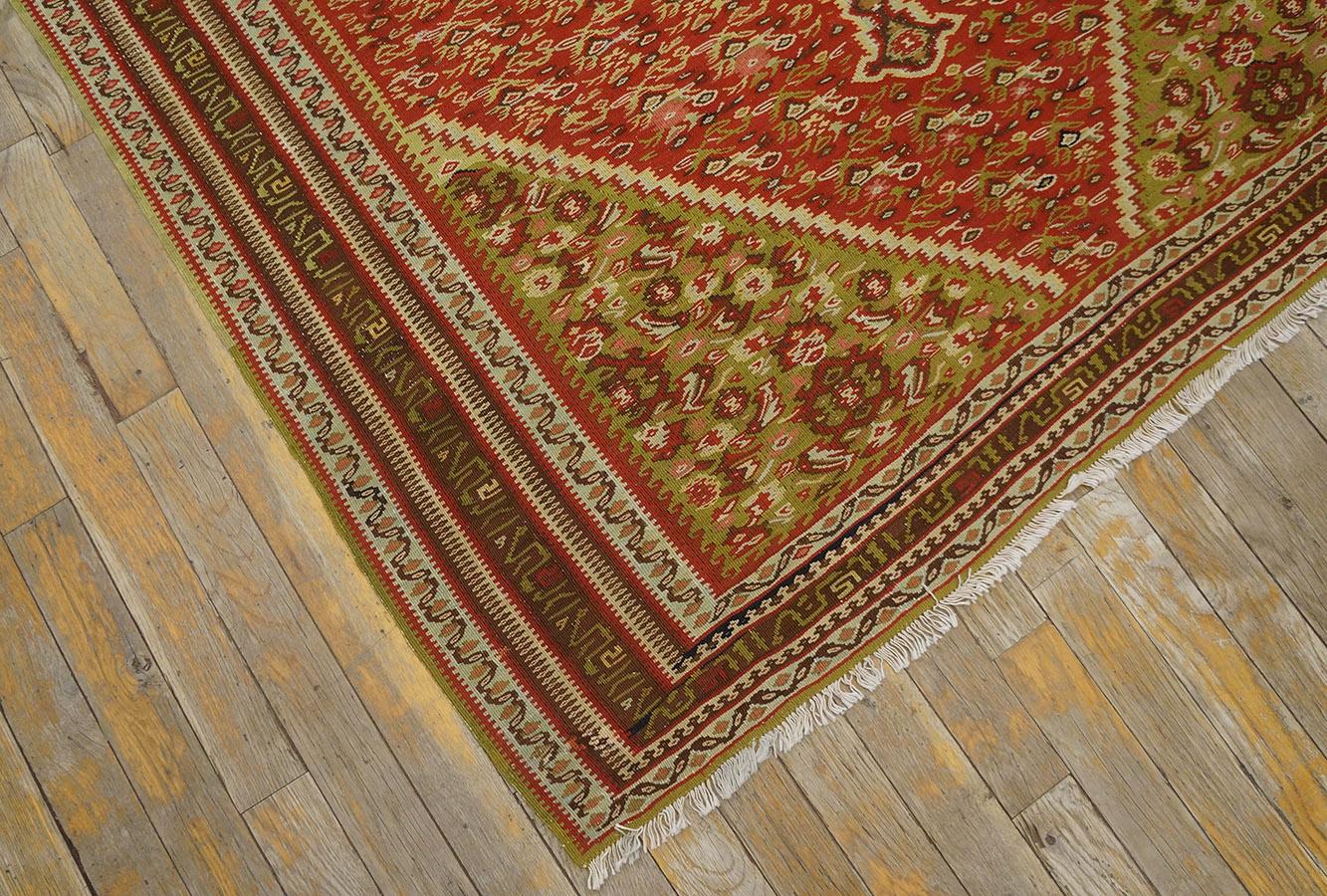 Antique Kilim Senneh Rug For Sale 1