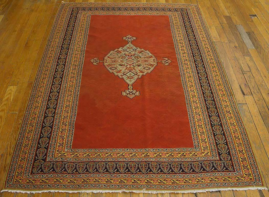 Antique Kilim, Senneh rug, size: 4'2