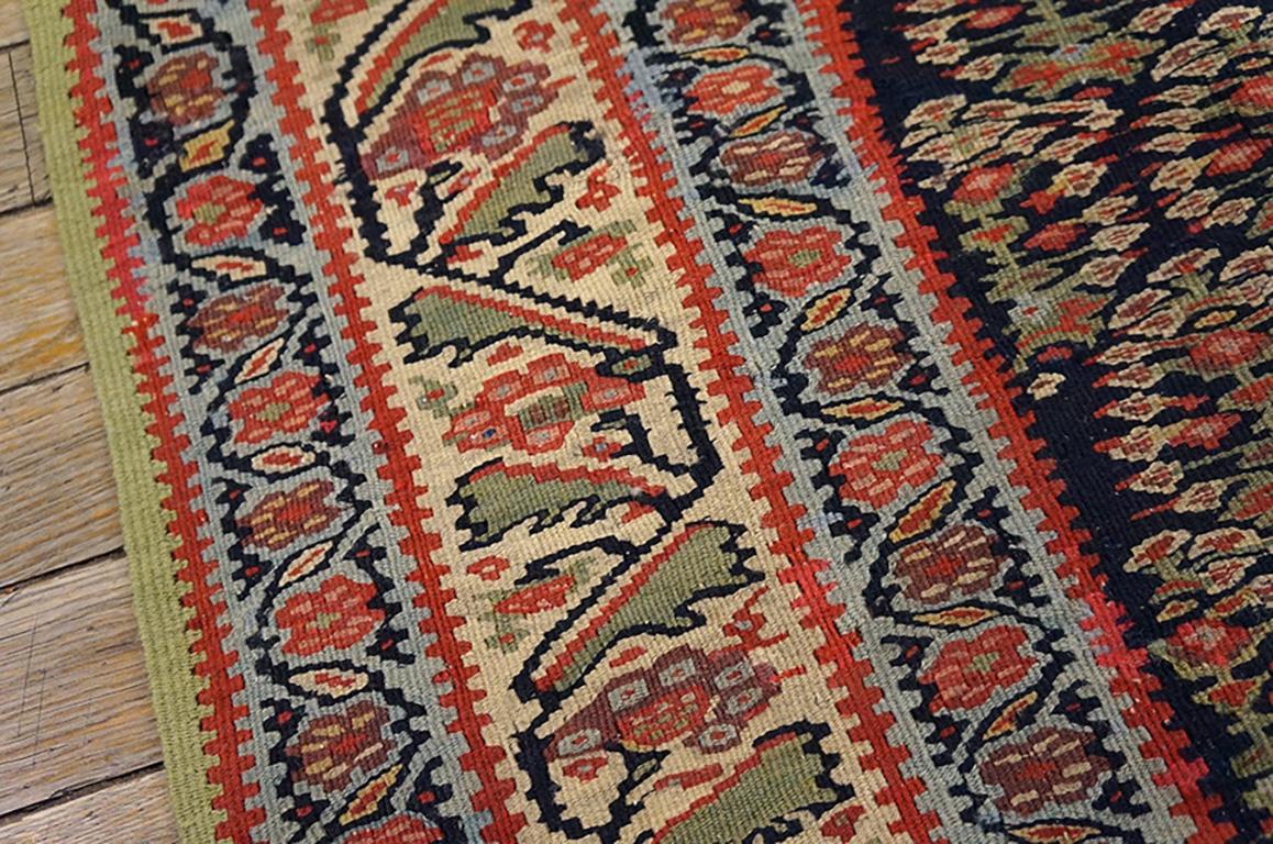 19th Century W. Persian Senneh Kilim ( 4'3