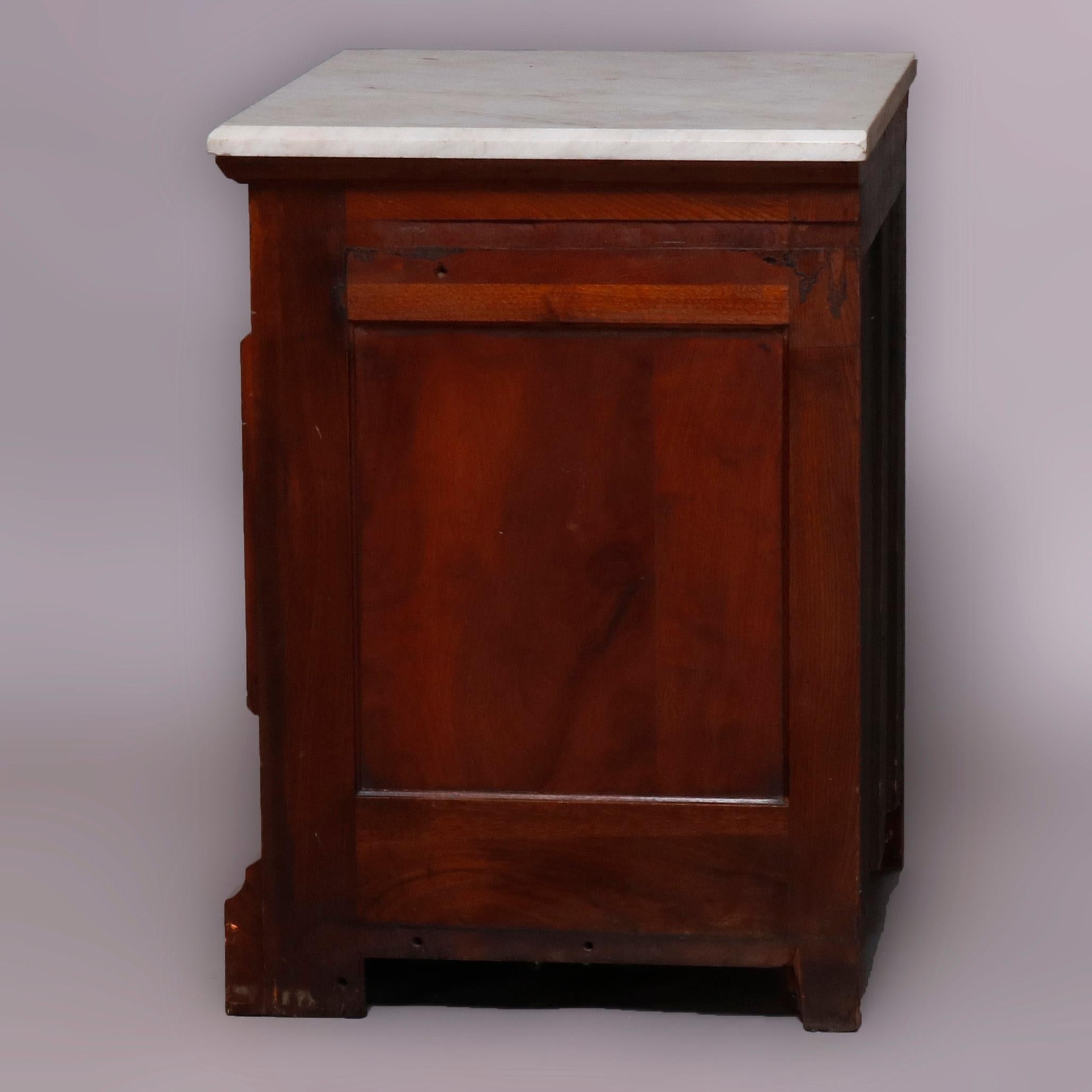 Antique Kimbel & Cabus Carved Walnut, Burl and Marquetry Bedroom Suit 10