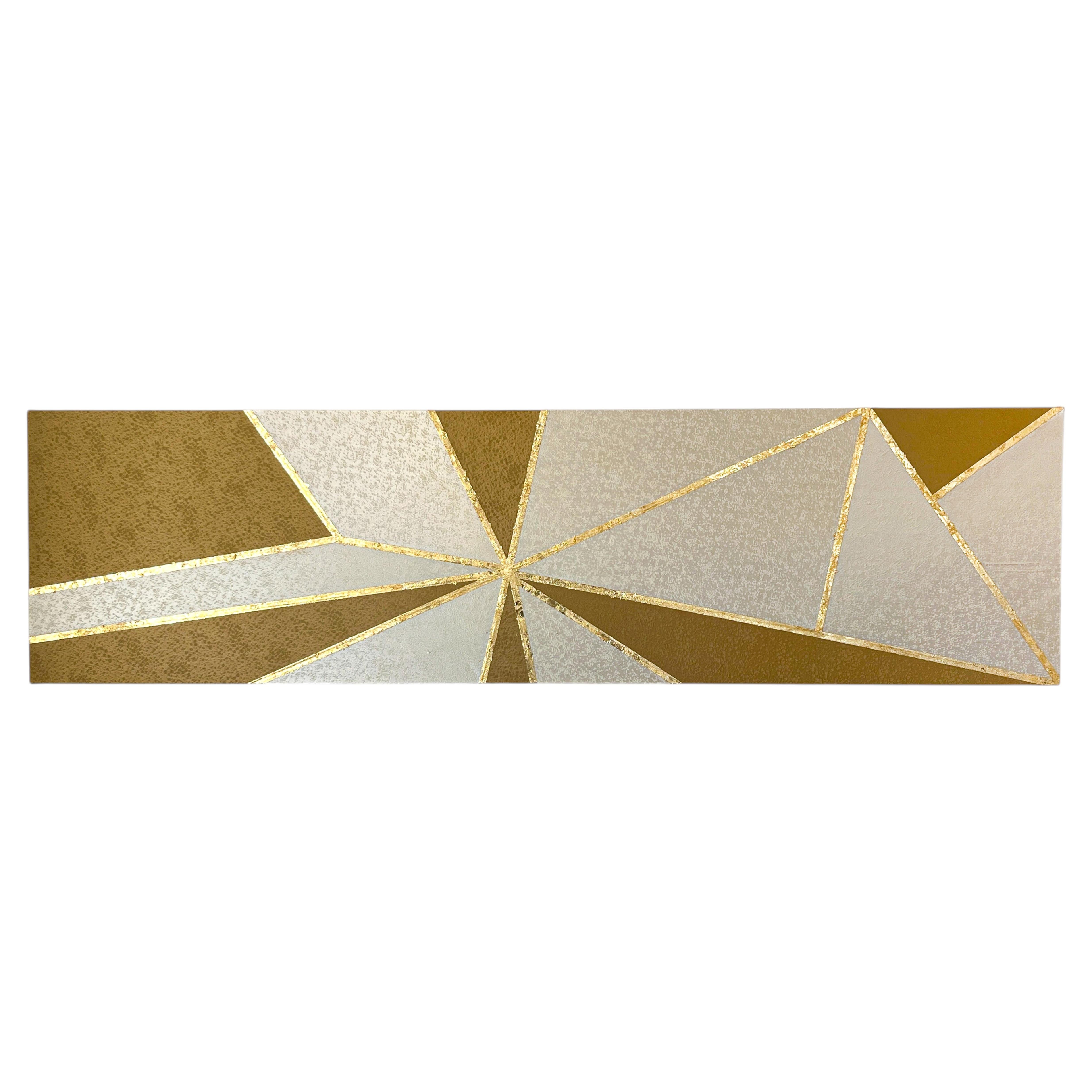 Antike Kimono-Textilkunst „Geometry ~Kintsugi~“ von ikasu Japan im Angebot