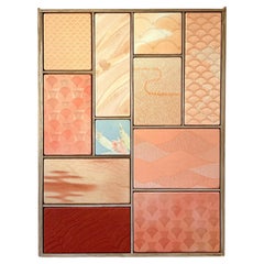 Arte textil kimono antiguo " Kobachi ~ Colección Coral ~ " de ikasu Pink, Japón