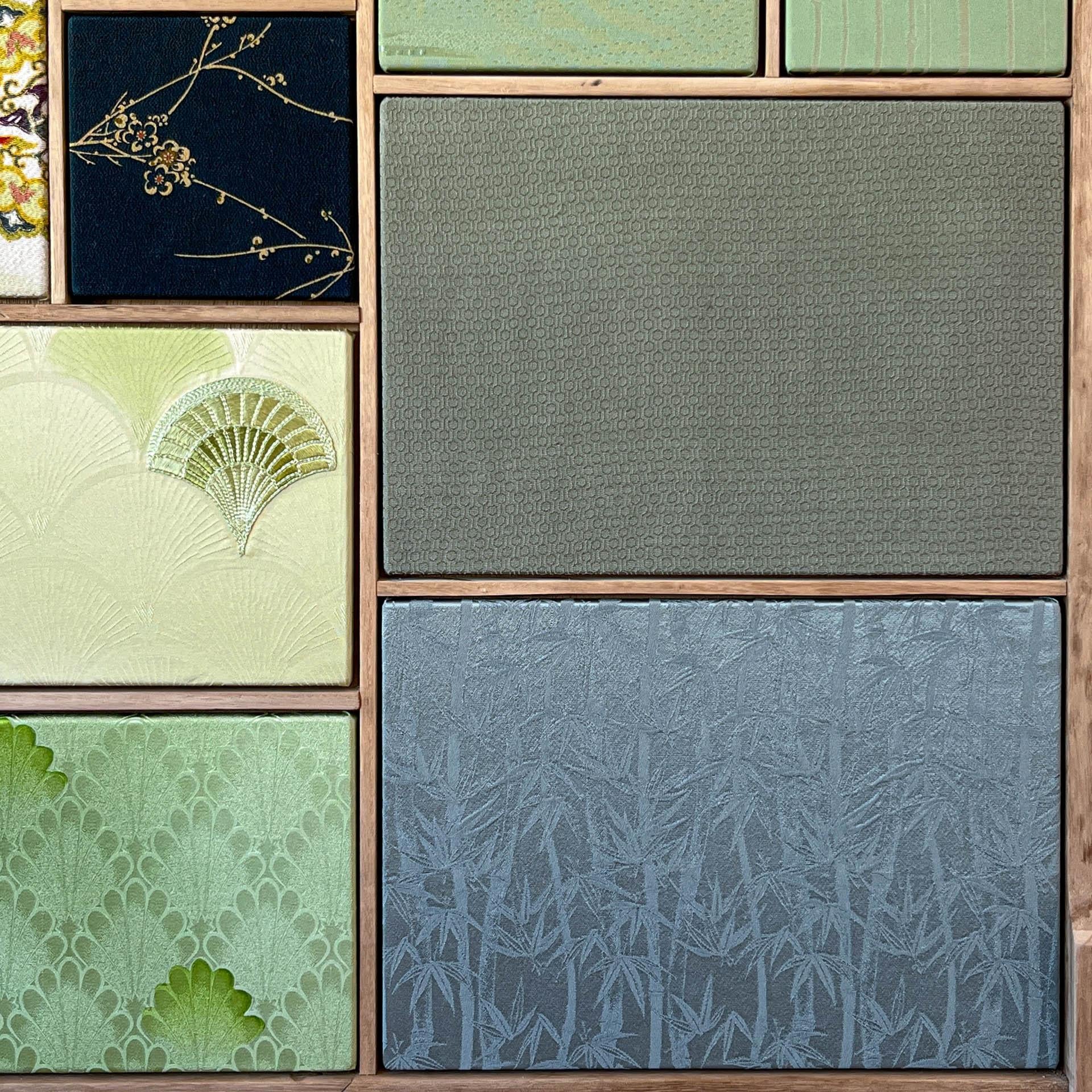 Antico kimono d'arte tessile 