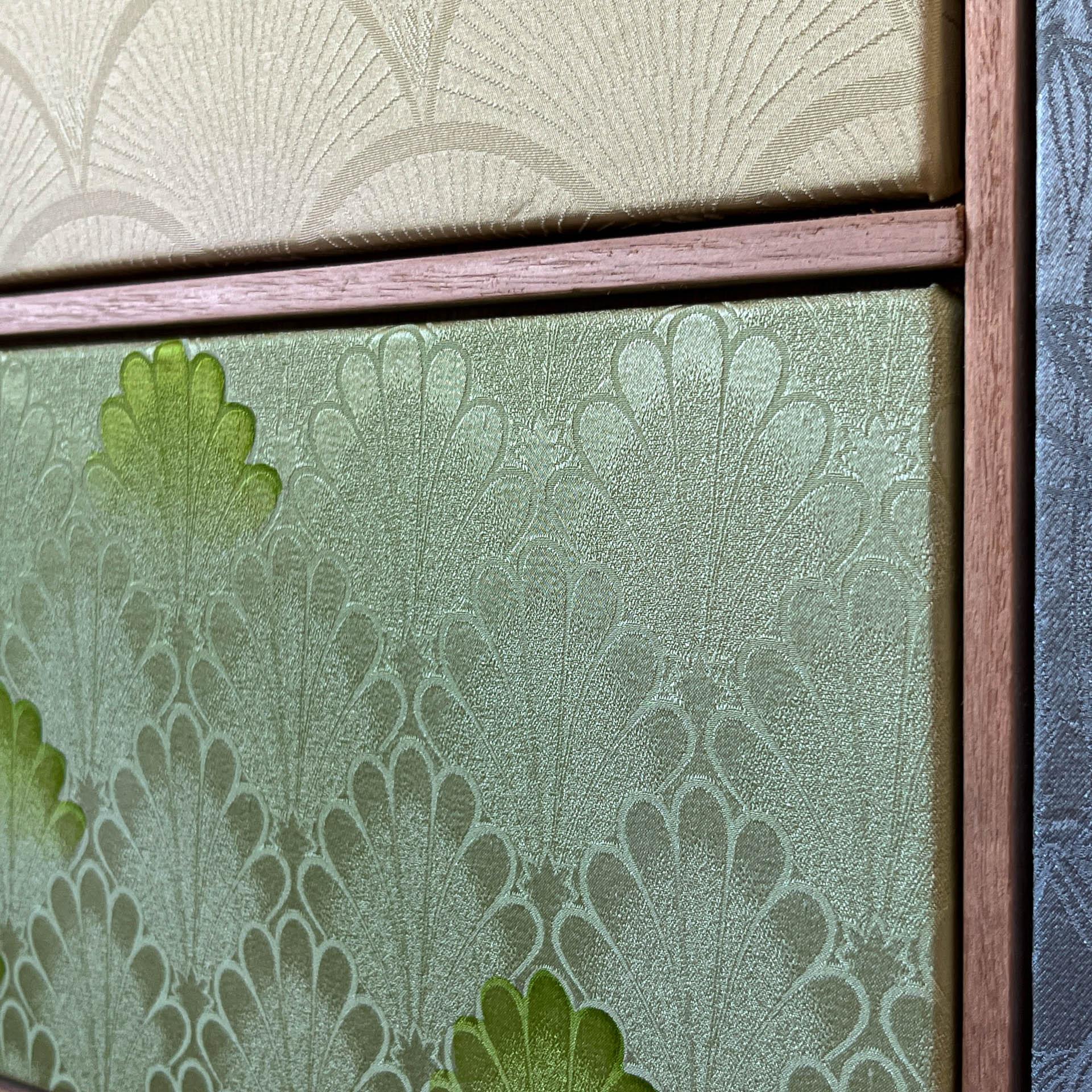 Antico kimono d'arte tessile 