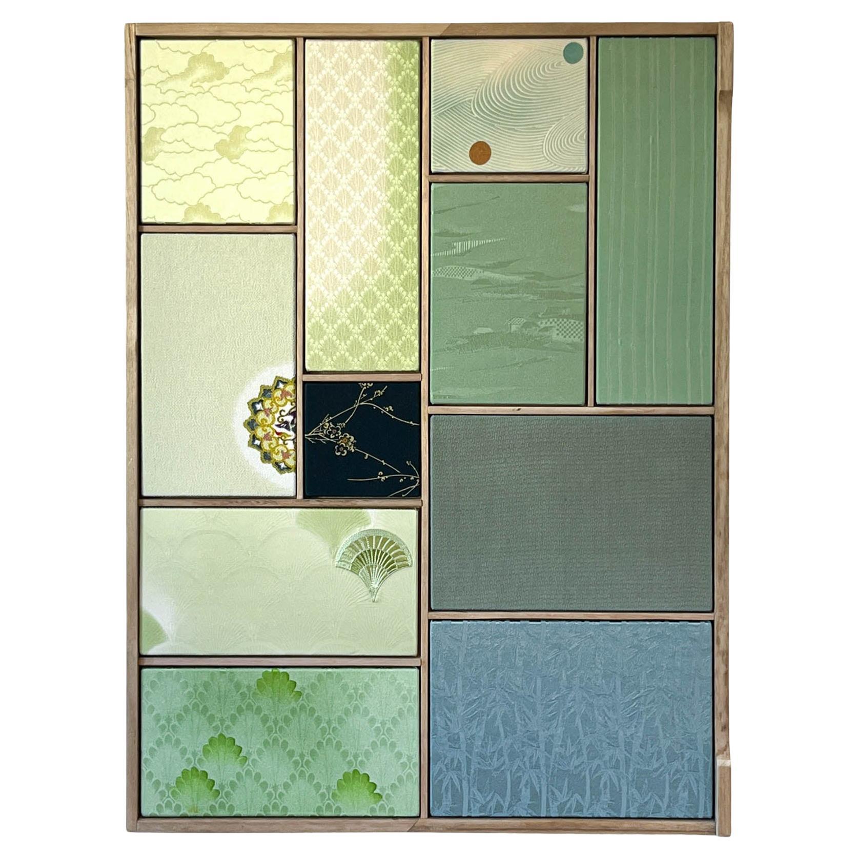 Art textile kimono ancien Kobachi ~ Green Collection ~ par ikasu Green, Japon