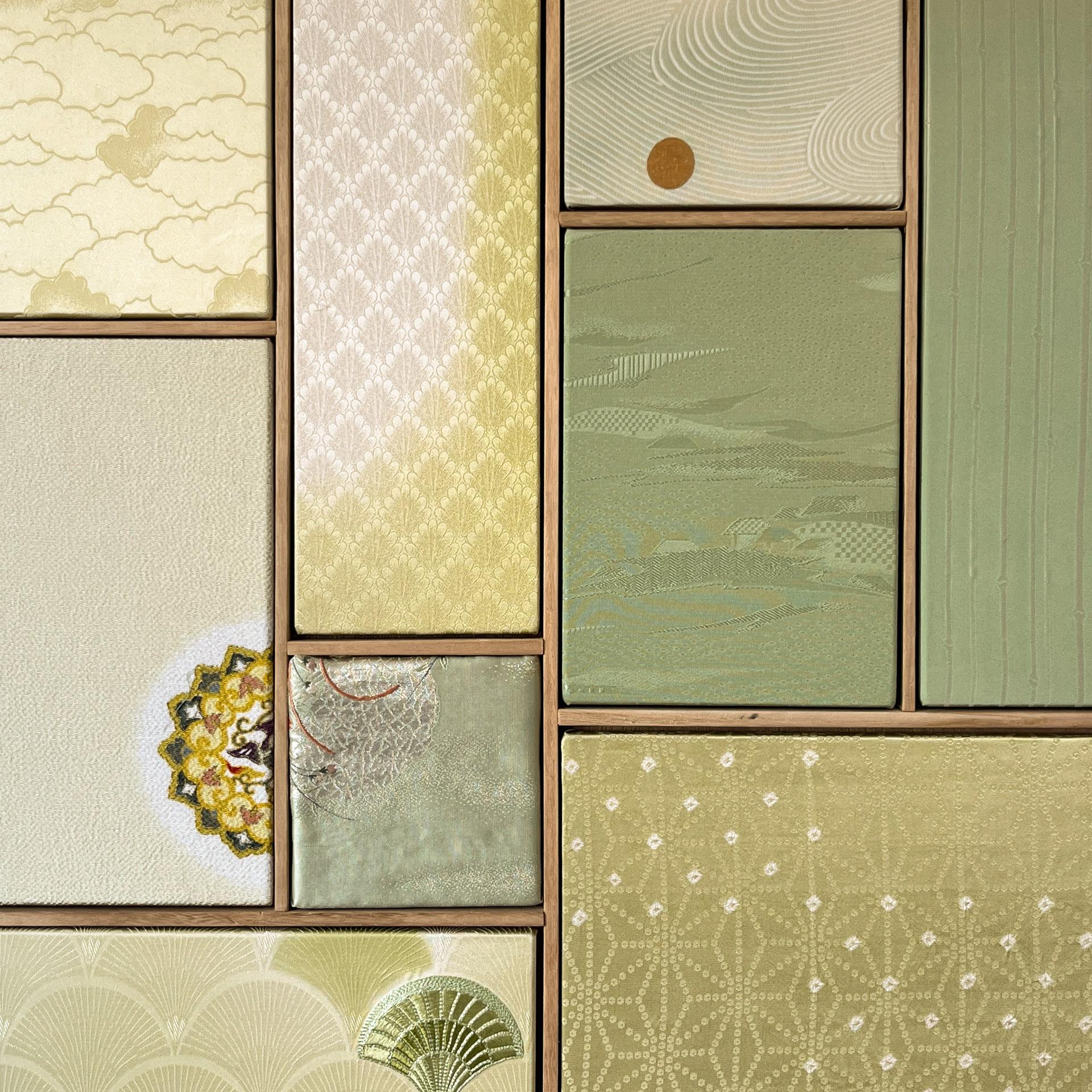 Arte textil kimono antiguo 