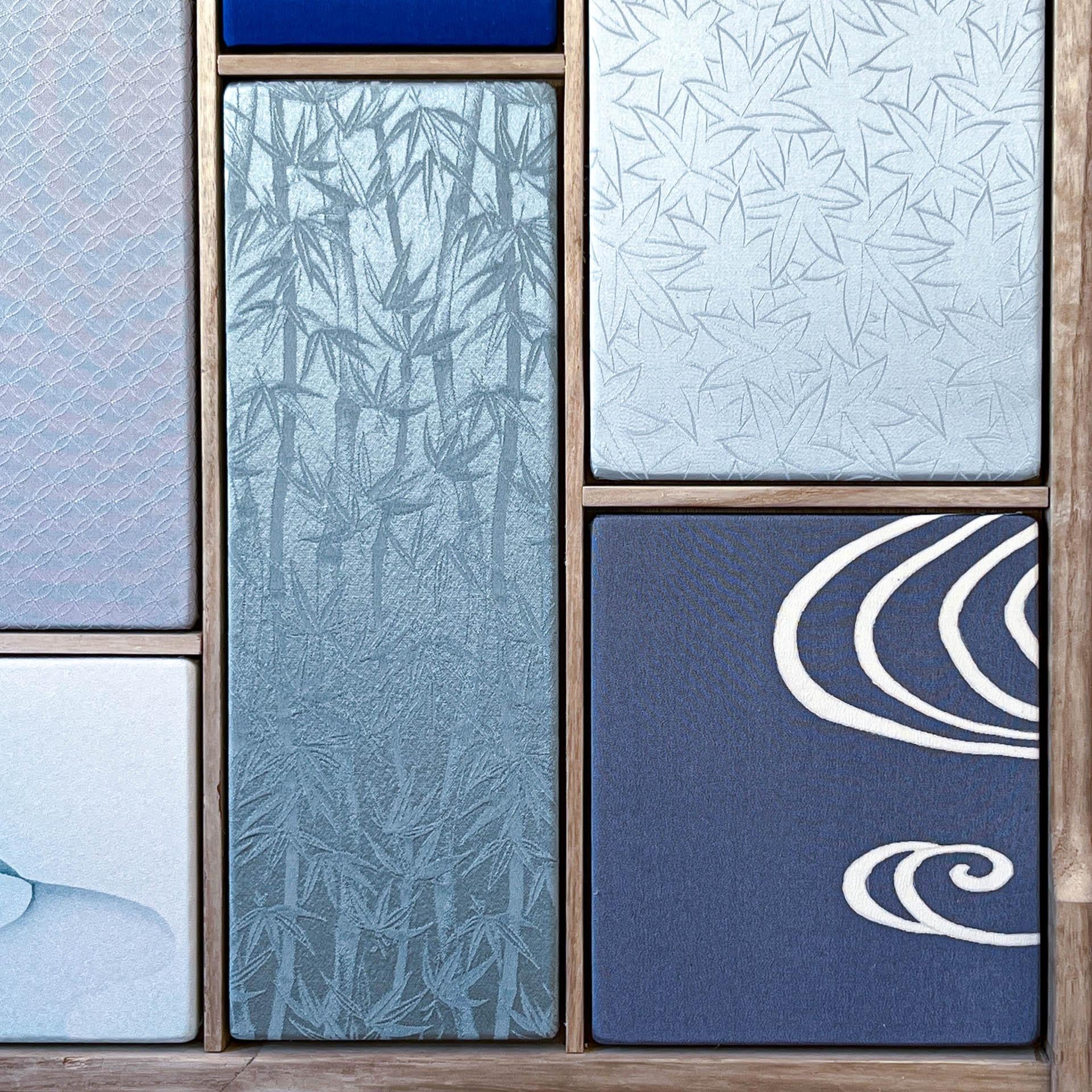 Art textile antique Kobachi ~Marine Collection~ de ikasu Blue, Japon en vente 2