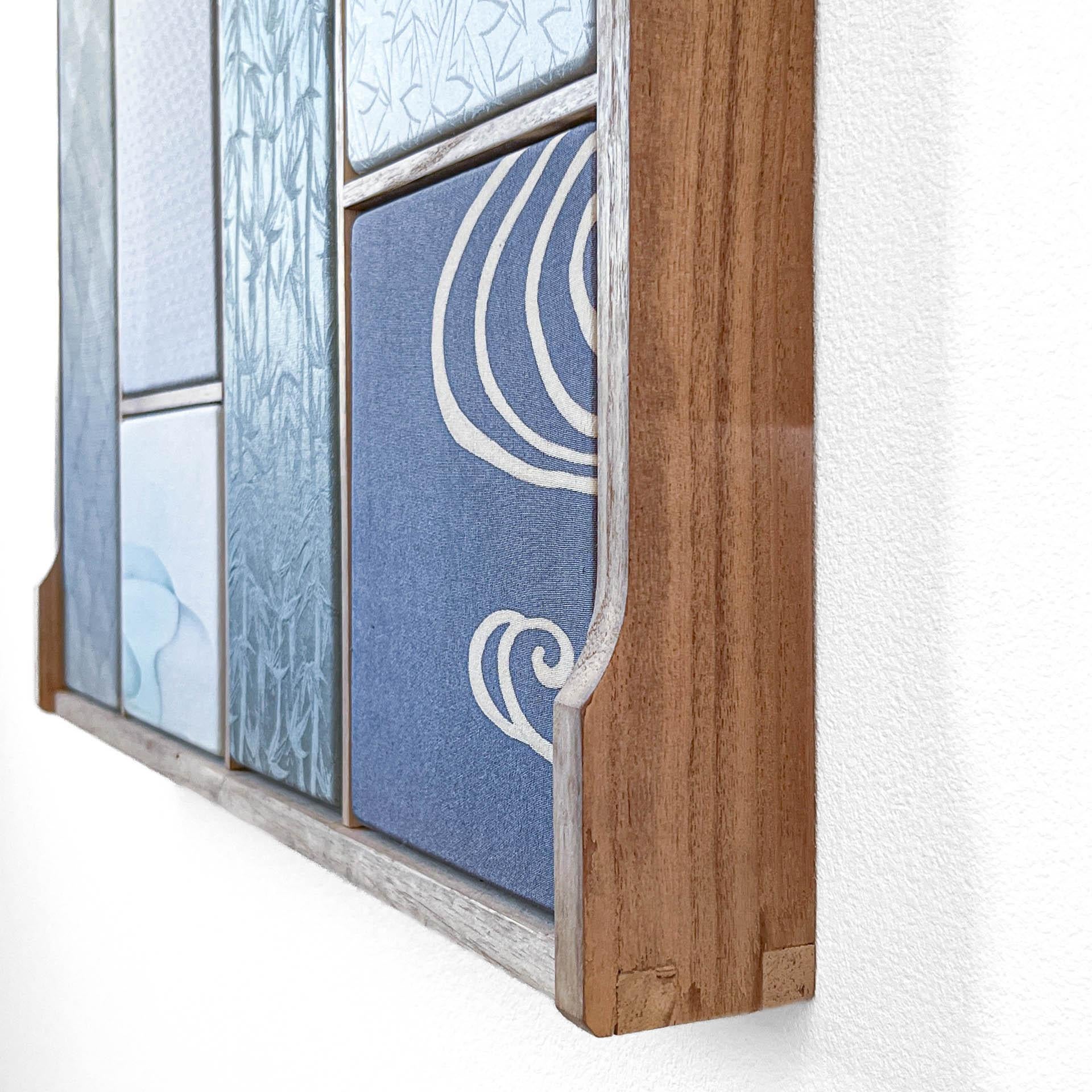 Art textile antique Kobachi ~Marine Collection~ de ikasu Blue, Japon en vente 10
