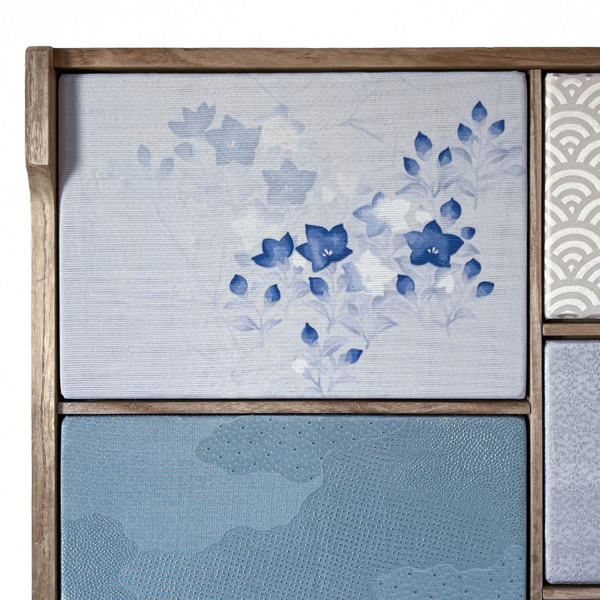 Début du 20ème siècle Art textile antique Kobachi ~Marine Collection~ de ikasu Blue, Japon en vente