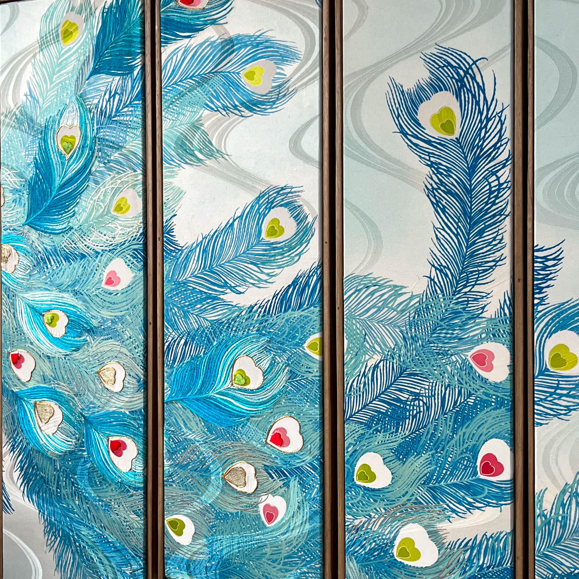 Antique kimono textile art 