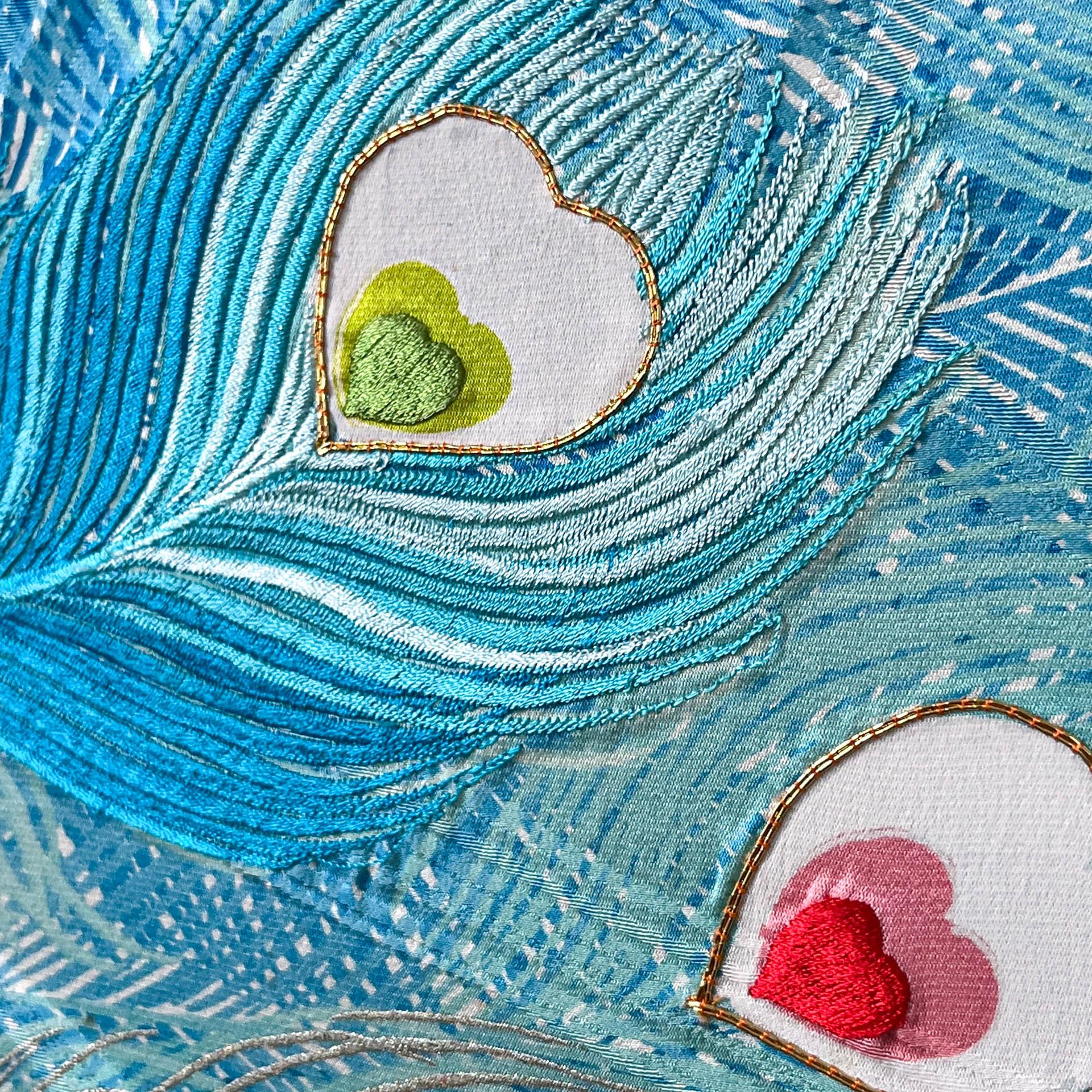 Antique kimono textile art 