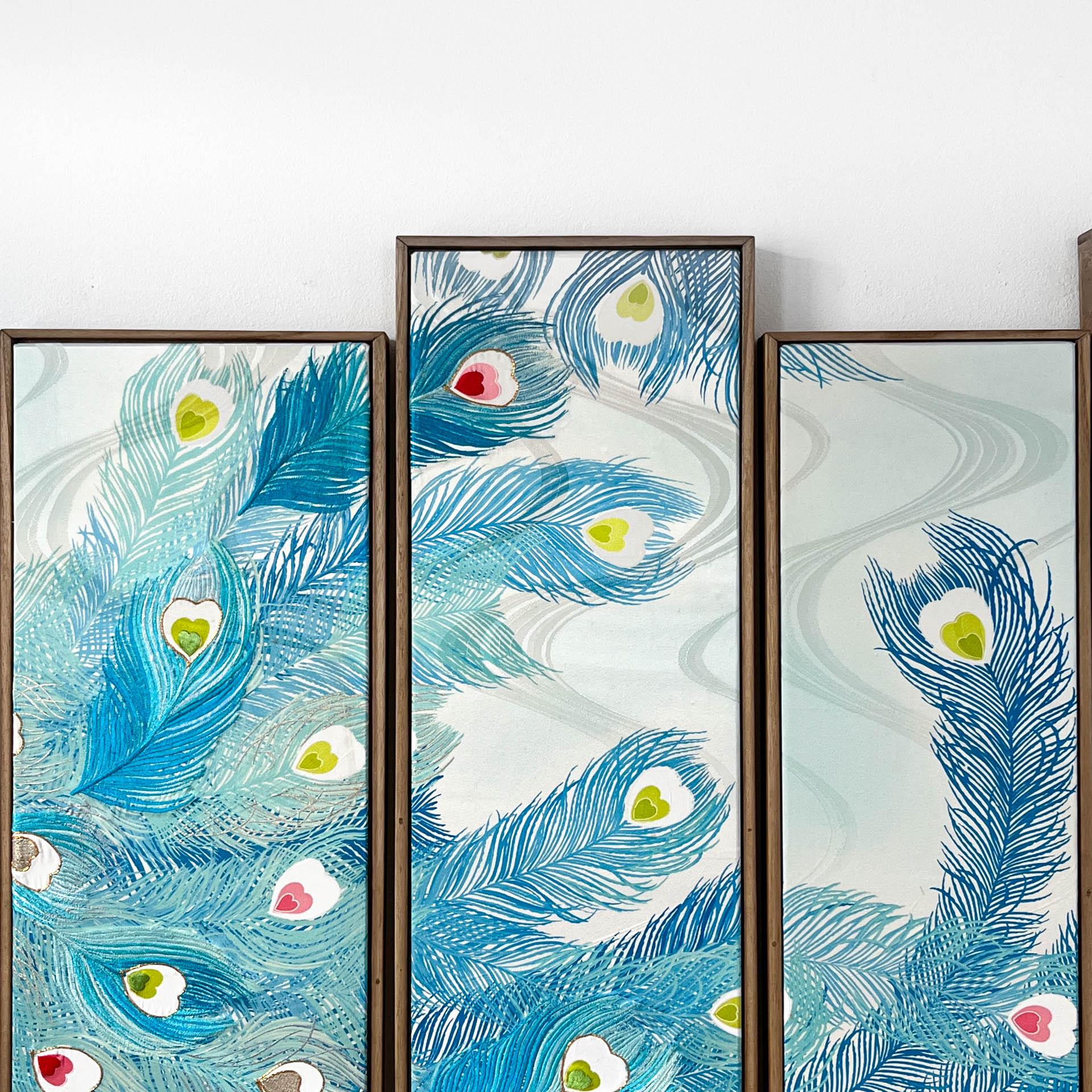 20th Century Antique kimono textile art 