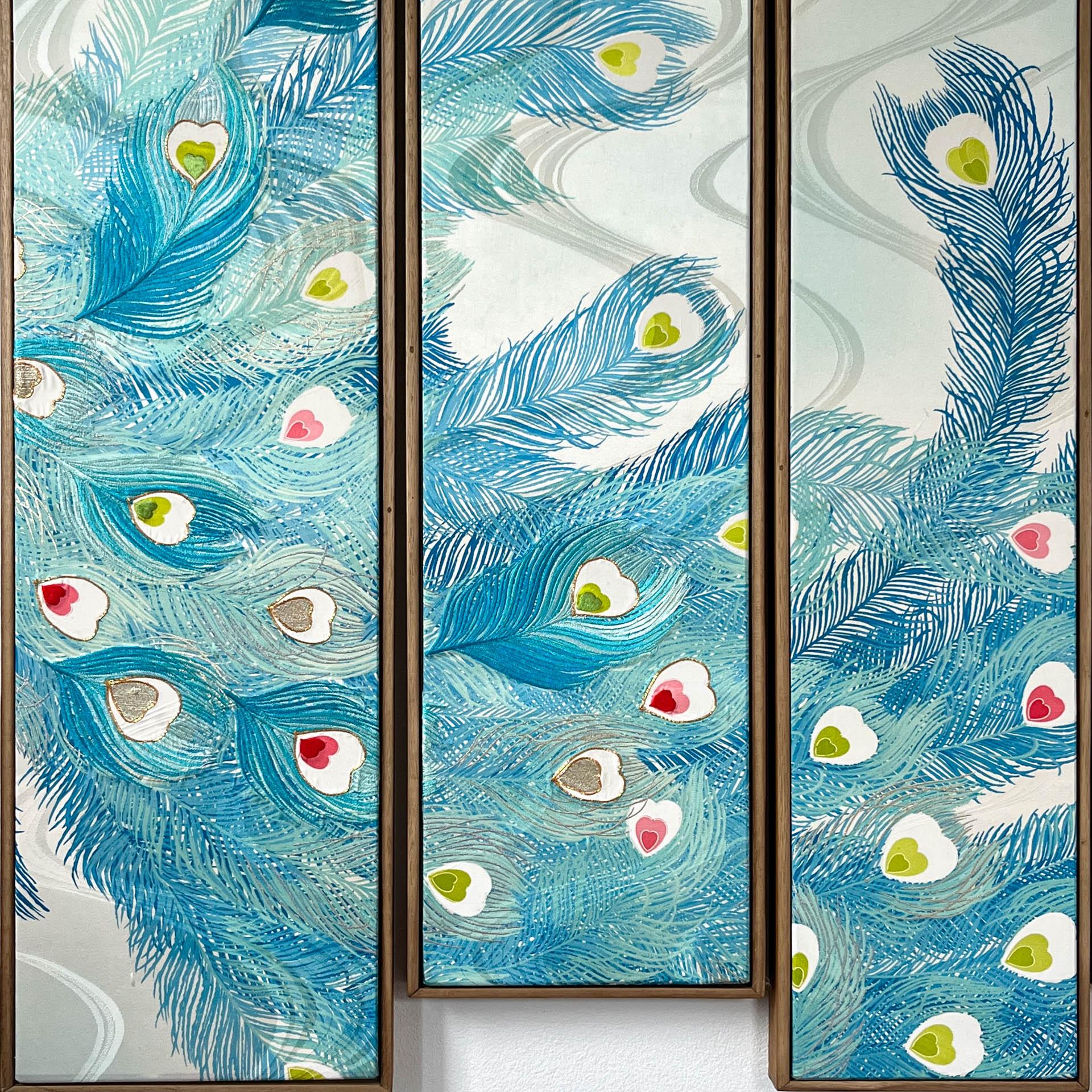 Silk Antique kimono textile art 
