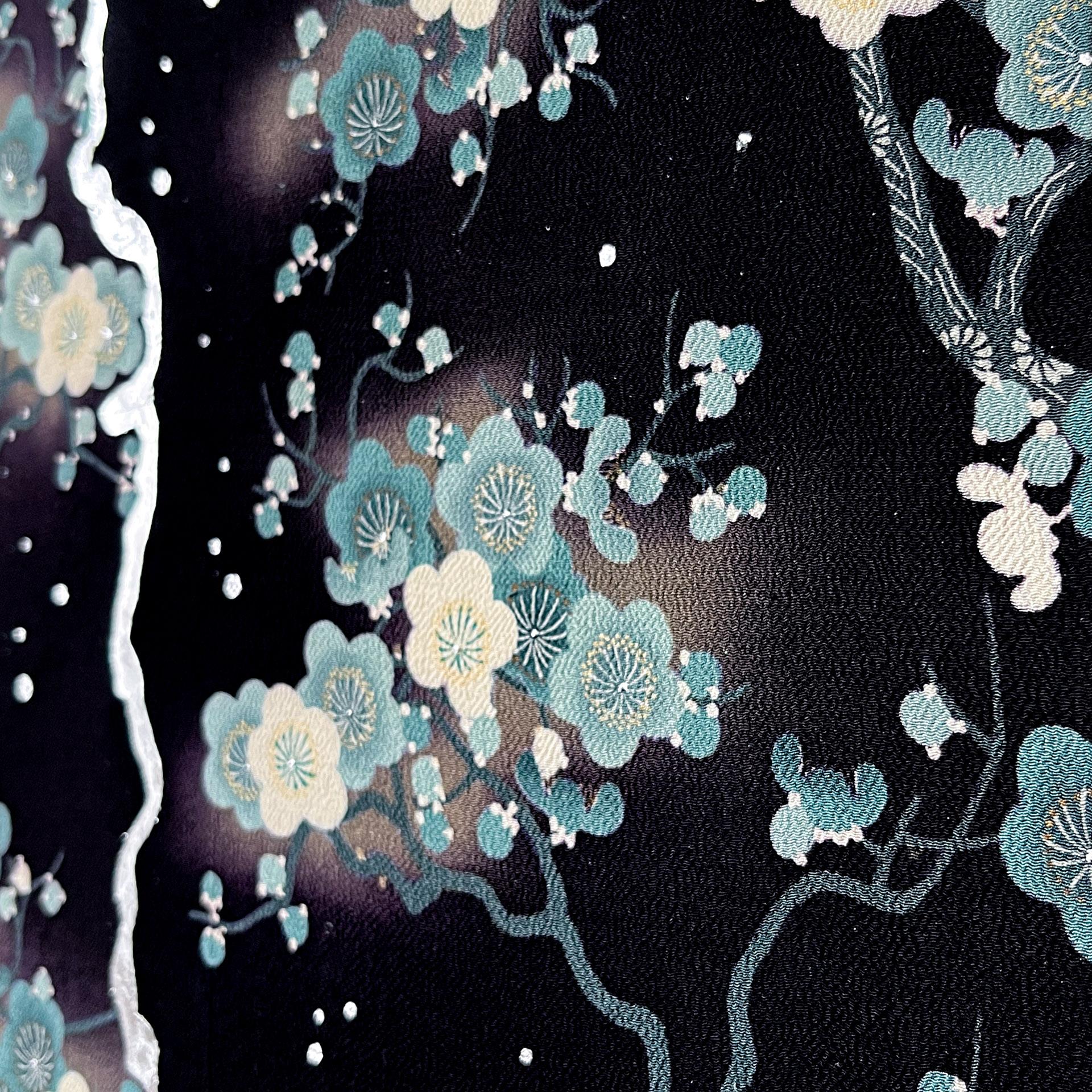 Antique kimono textile art 
