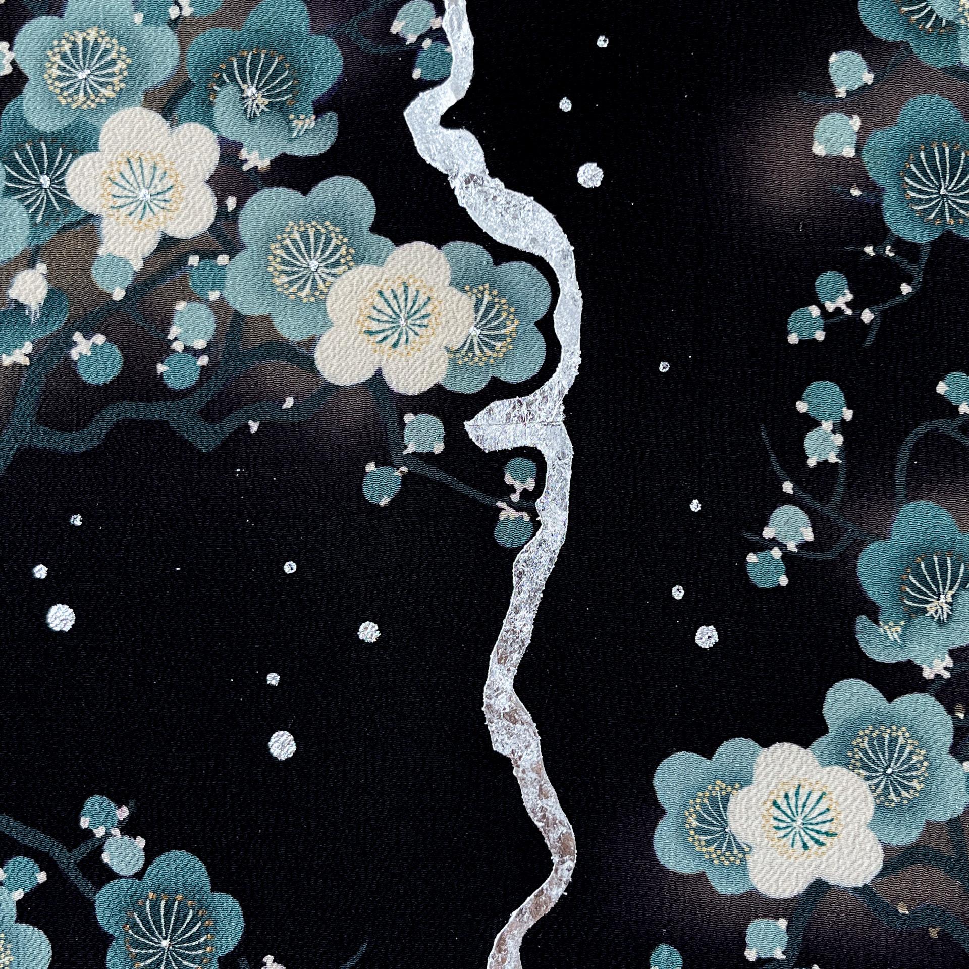Antique kimono textile art 