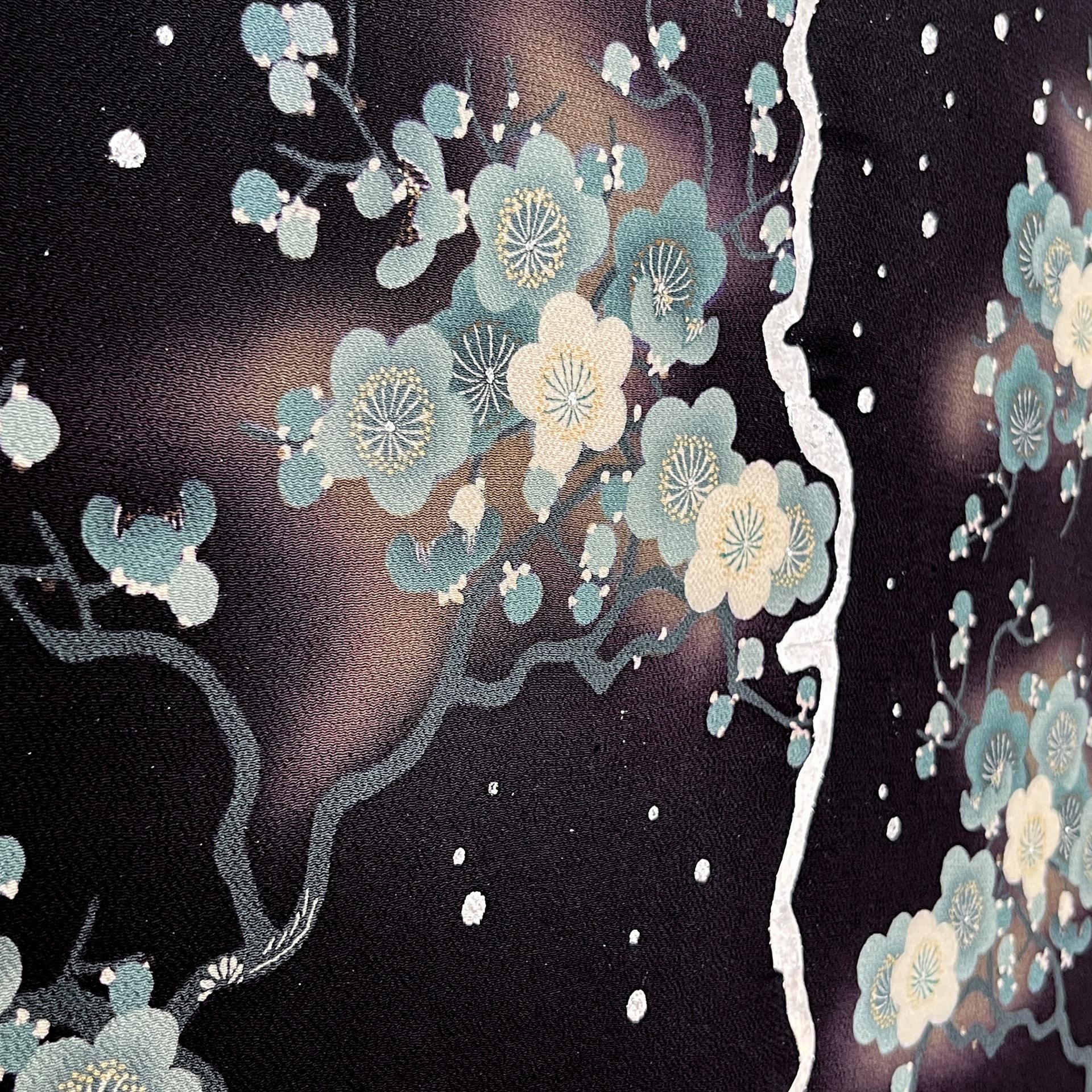 Antique kimono textile art 