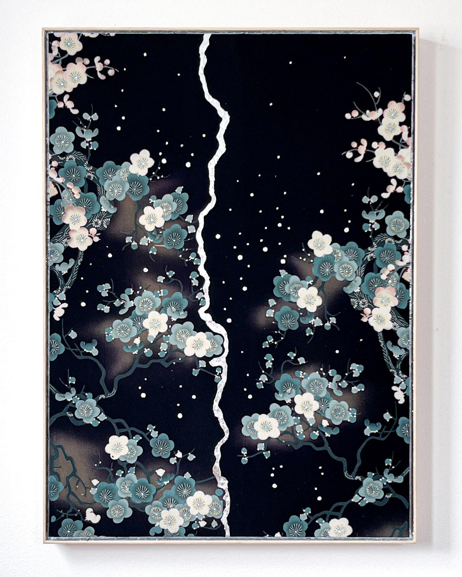 Japonisme Antique kimono textile art 