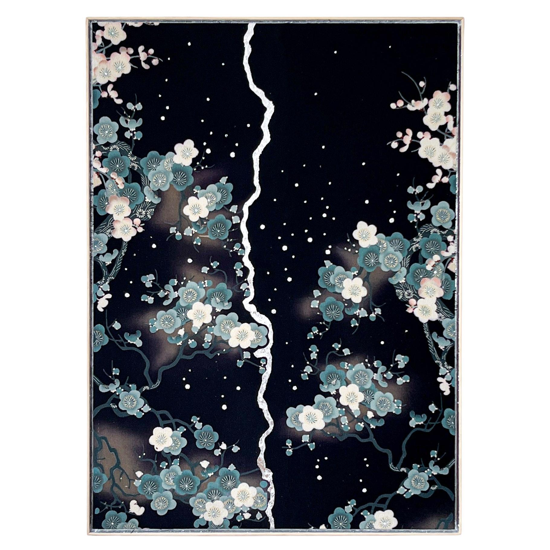 Arte antica del tessuto kimono " Plum Blossom Night ~Resilience~ " di ikasu  Giappone