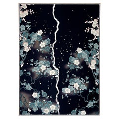 Art textile antique Plum Blossom Night ~Resilience~ de ikasu  Japon