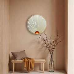 Early 20th Century kimono textile art " Rising Sun ~ Renewal ~ " by ikasu Japan